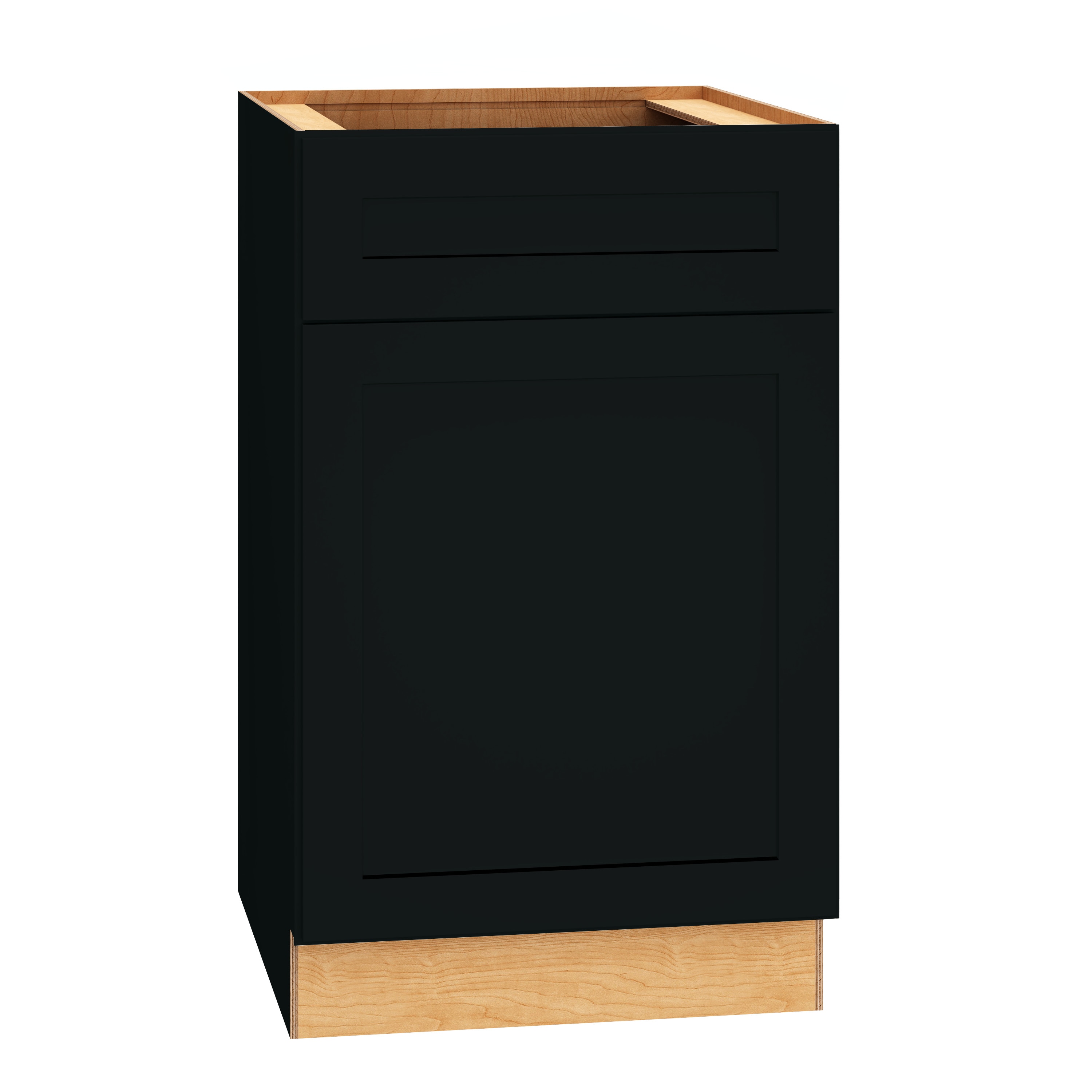 Diamond Express 61I-B21R Jamestown 21-in W x 34.5-in H x 24-in D Black Base Fully assembled Plywood Cabinet (Recessed Panel Shaker)