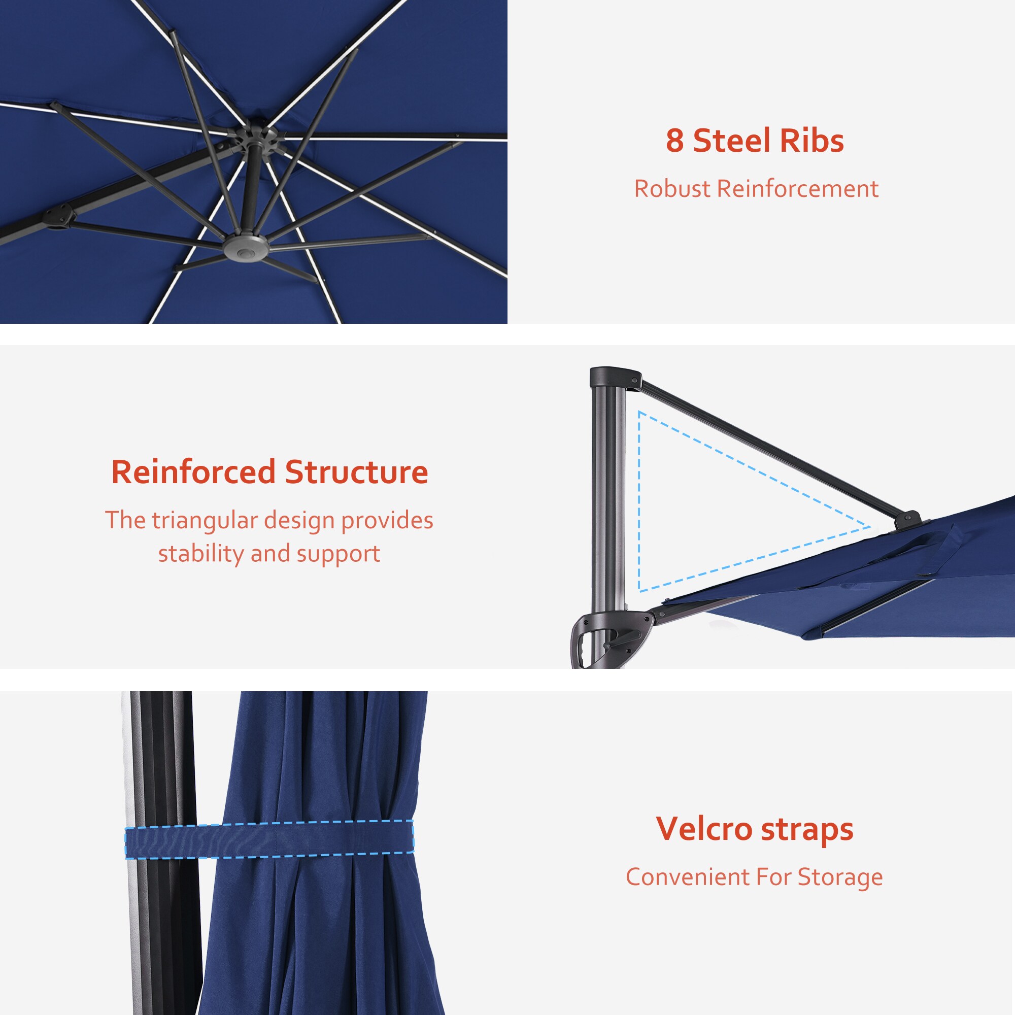 ACEGOSES LW-LED-330BL Umbrellas-2 - View #6