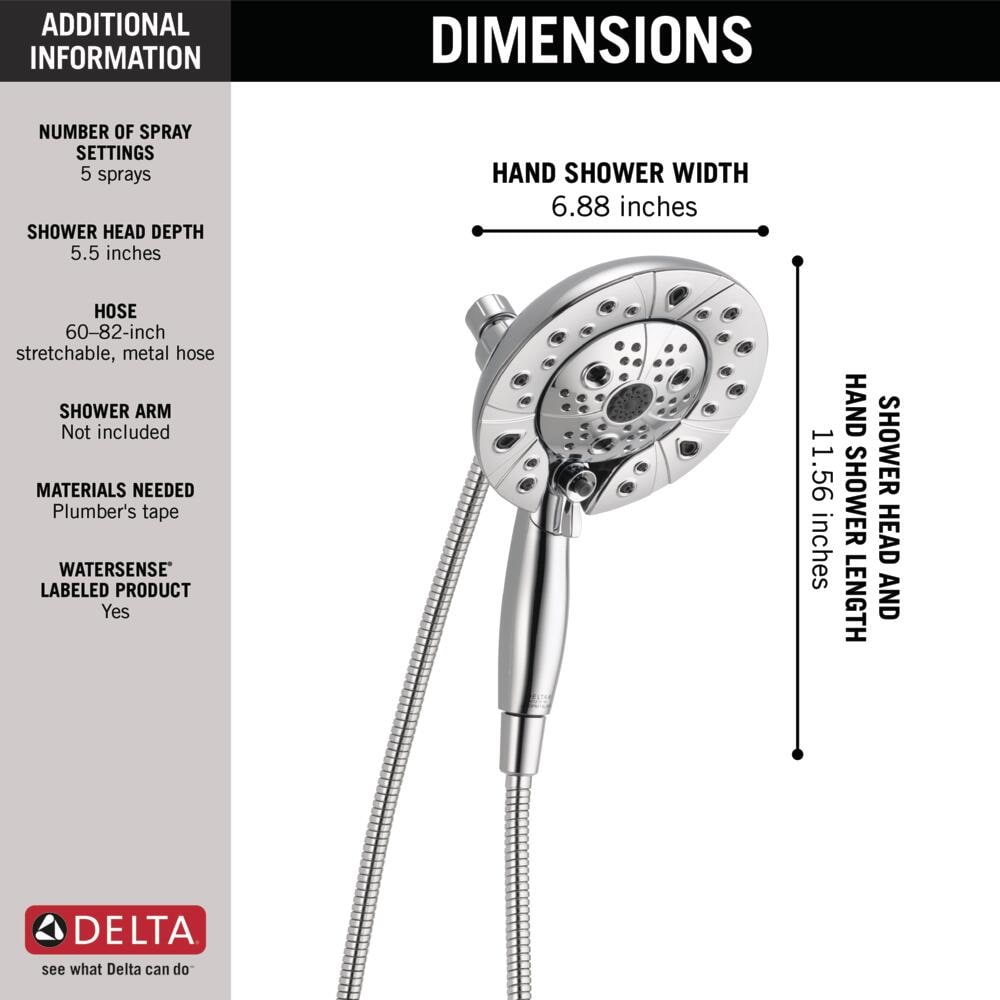 Delta 58480-PK Fixed-Showerhead - View #3