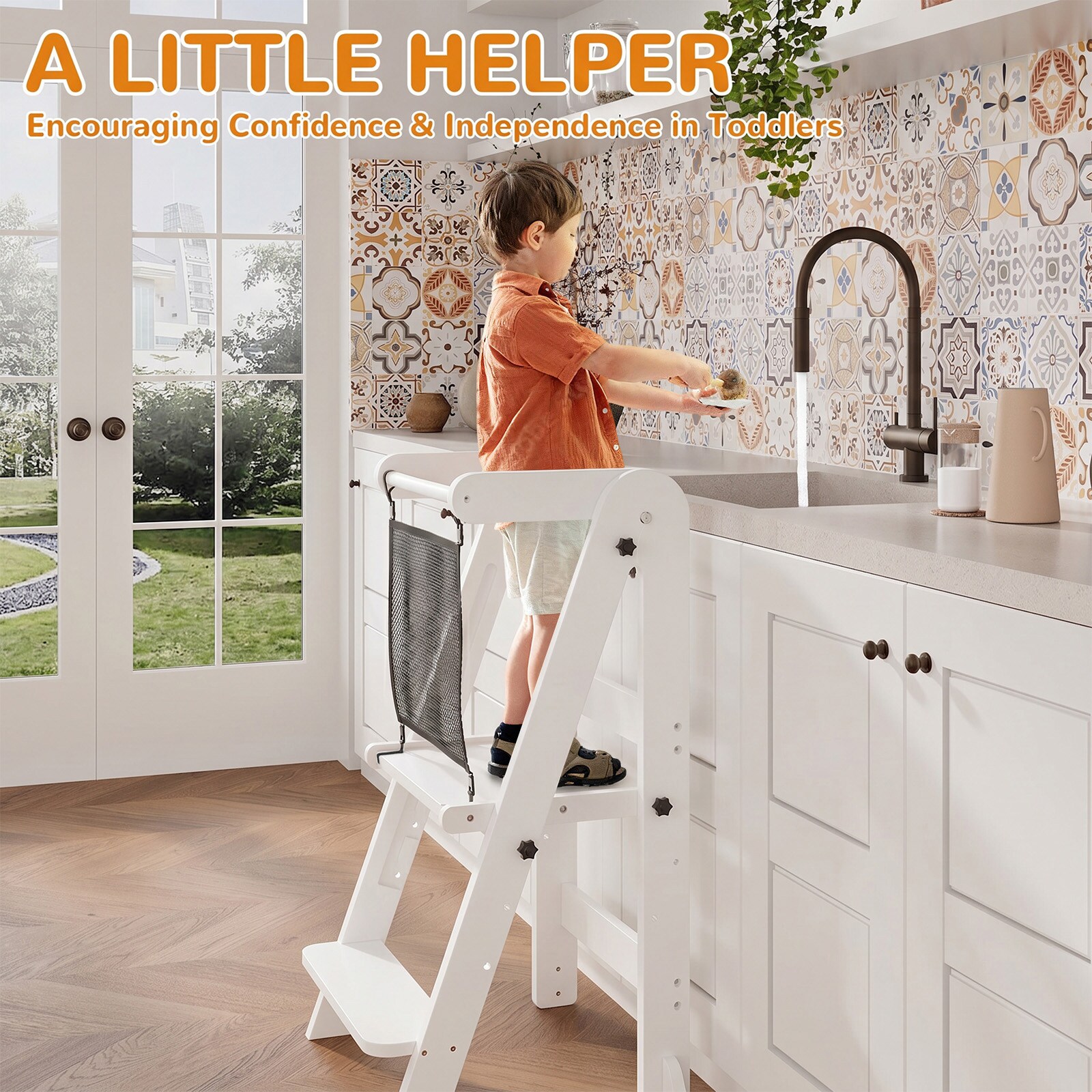 LOVMOR STEP STOOL-WHITE step - View #9