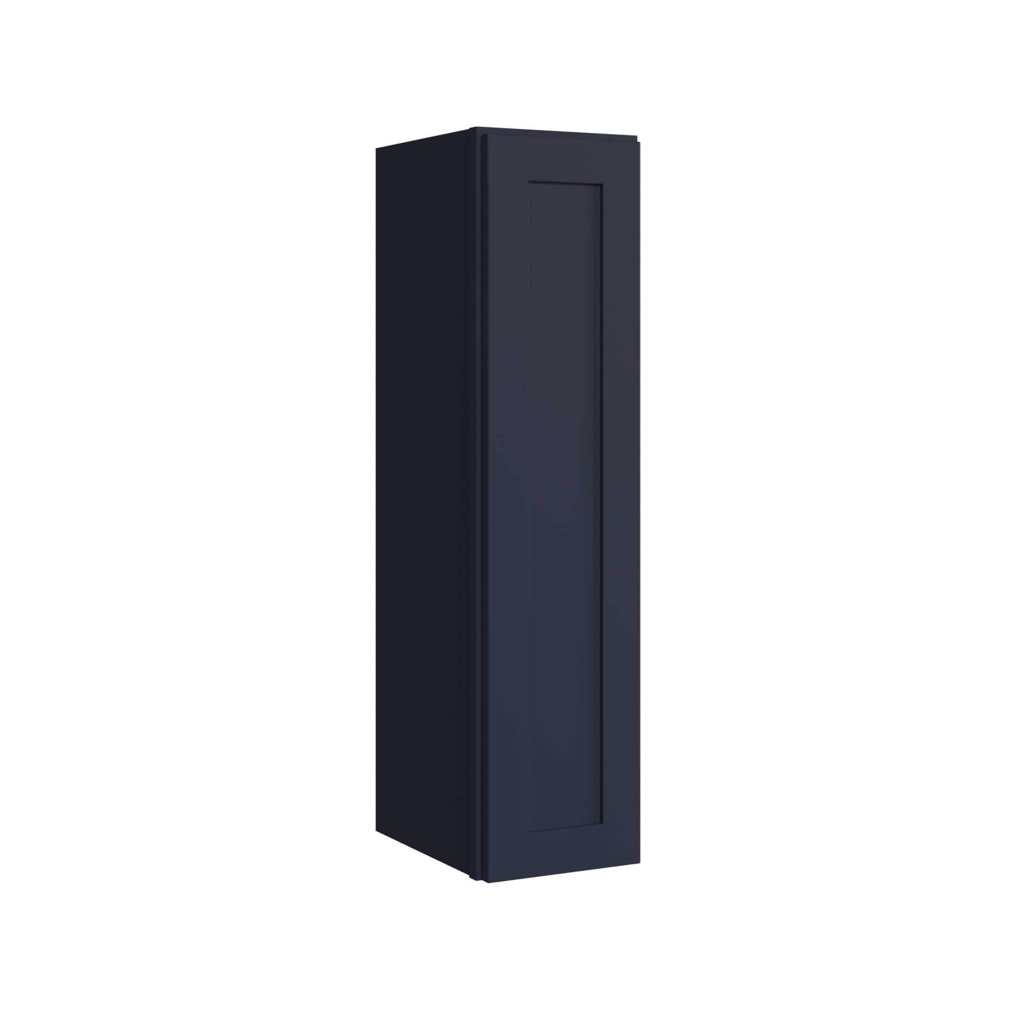 KraftMaid Momentum W936RG77 Deveron 9-in W x 36-in H x 12-in D Midnight Wall Fully assembled Plywood Cabinet (Recessed Panel Shaker)