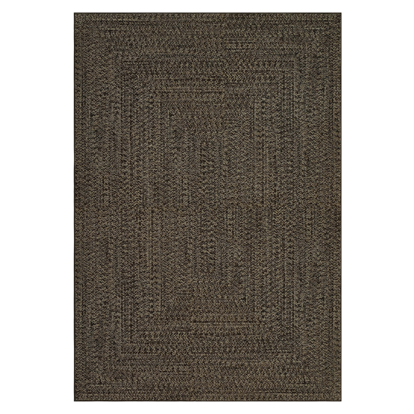 WhizMax SUNNY-PHO-16JHLKAN 2 x 10 ft Polyester Taupe Rectangular Laundry Hallway Entryway Bathroom Kitchen Solid Modern Machine Washable Runner Rug