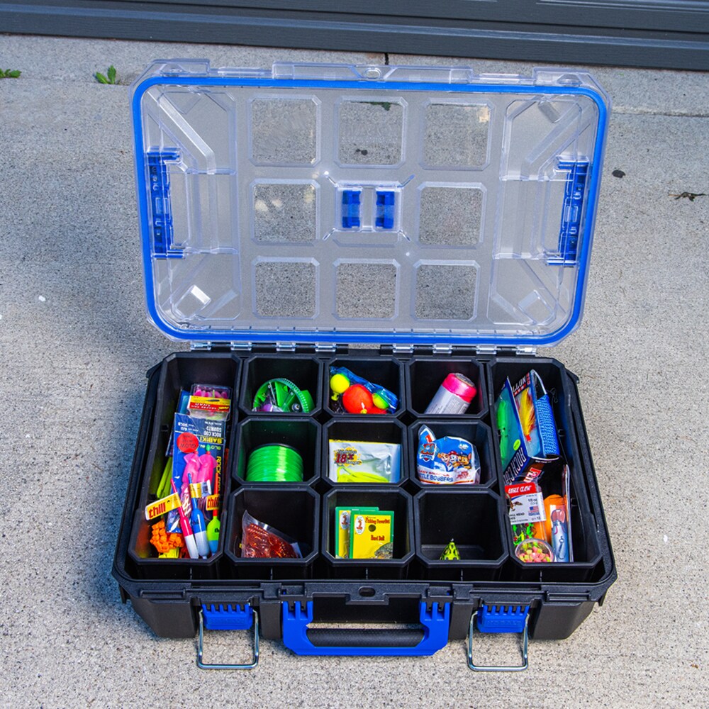Kobalt CASESTACK 14-in Black Plastic Lockable Tool Box in the Portable Tool  Boxes department at