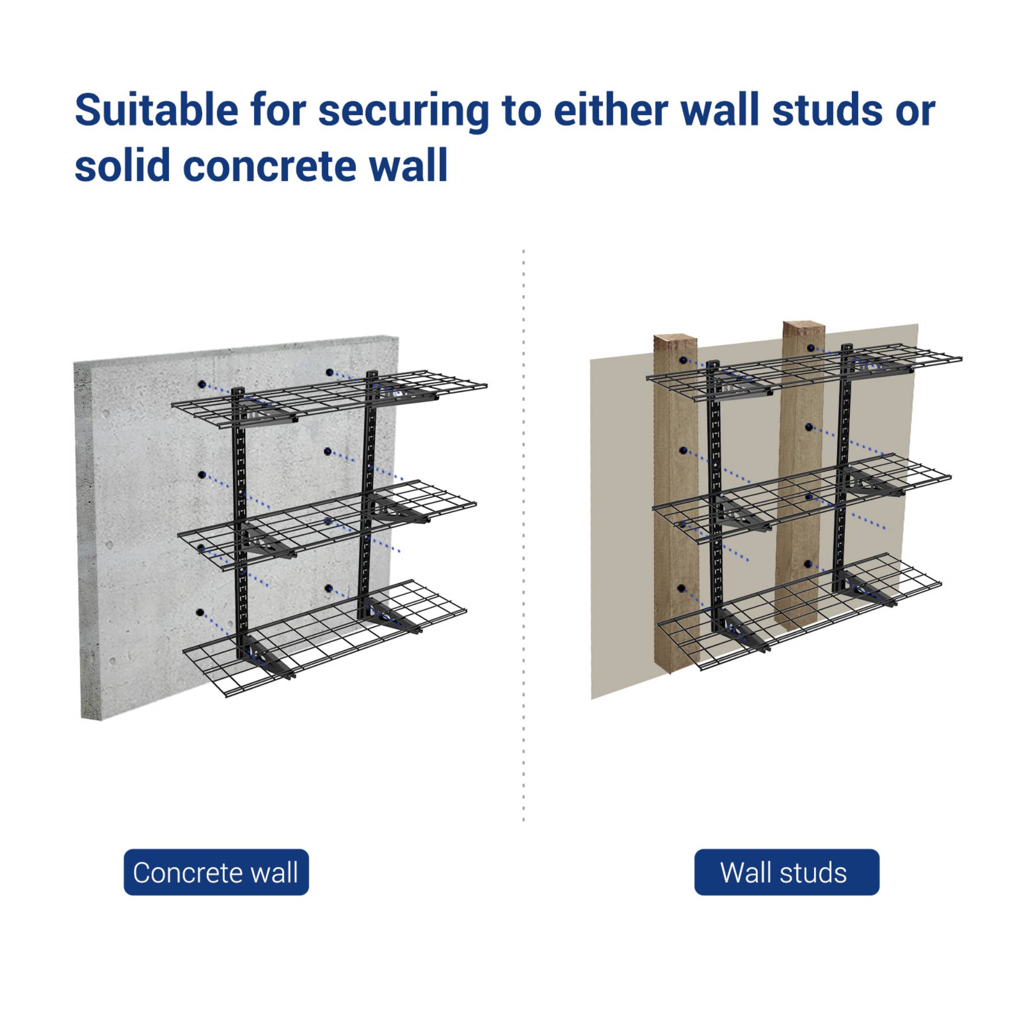 Fleximounts WS13B-E Wall-Mounted-Shelving - View #7