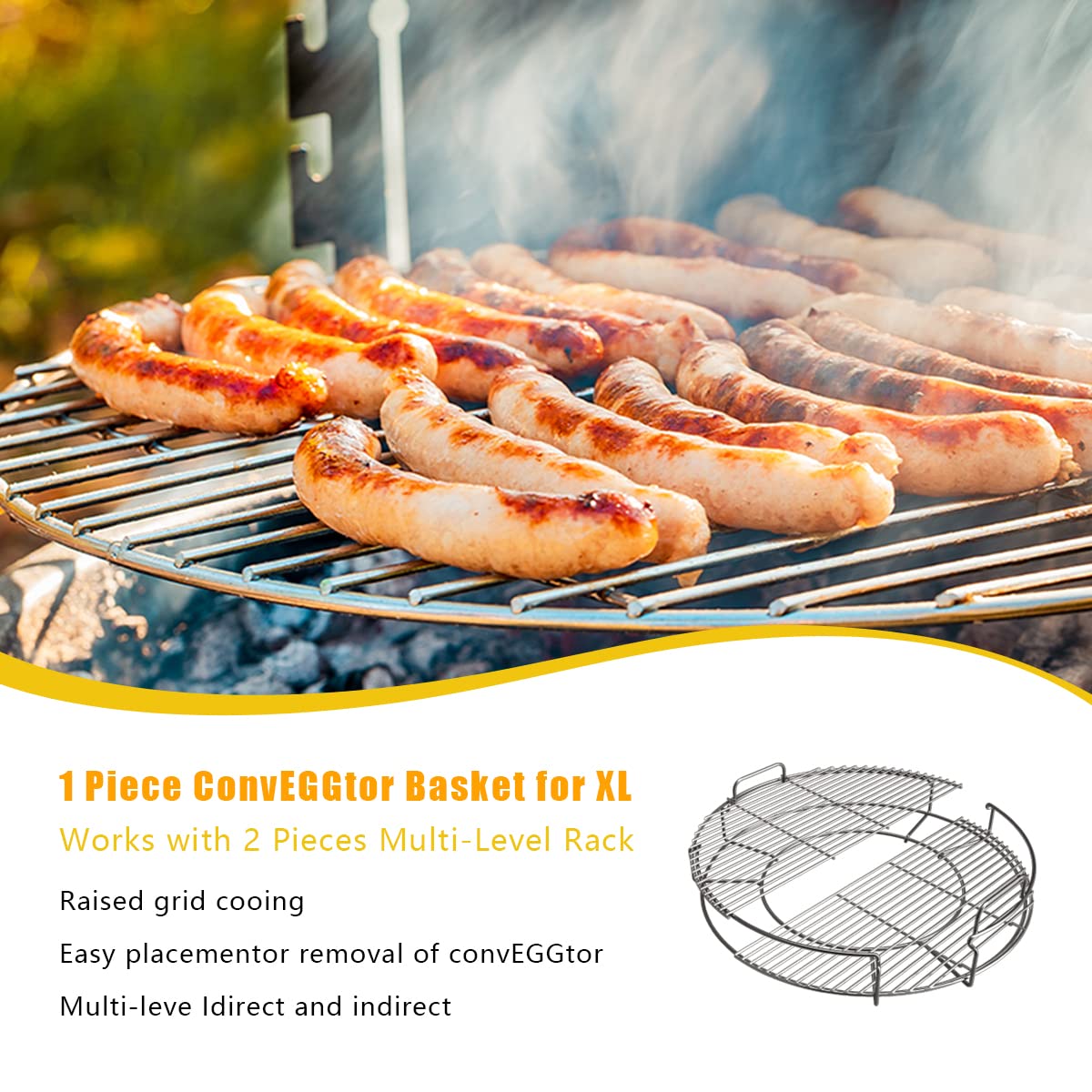 Afoxsos LAF0804F292 Gas-Grill-Cookgrates-Warmracks - View #5