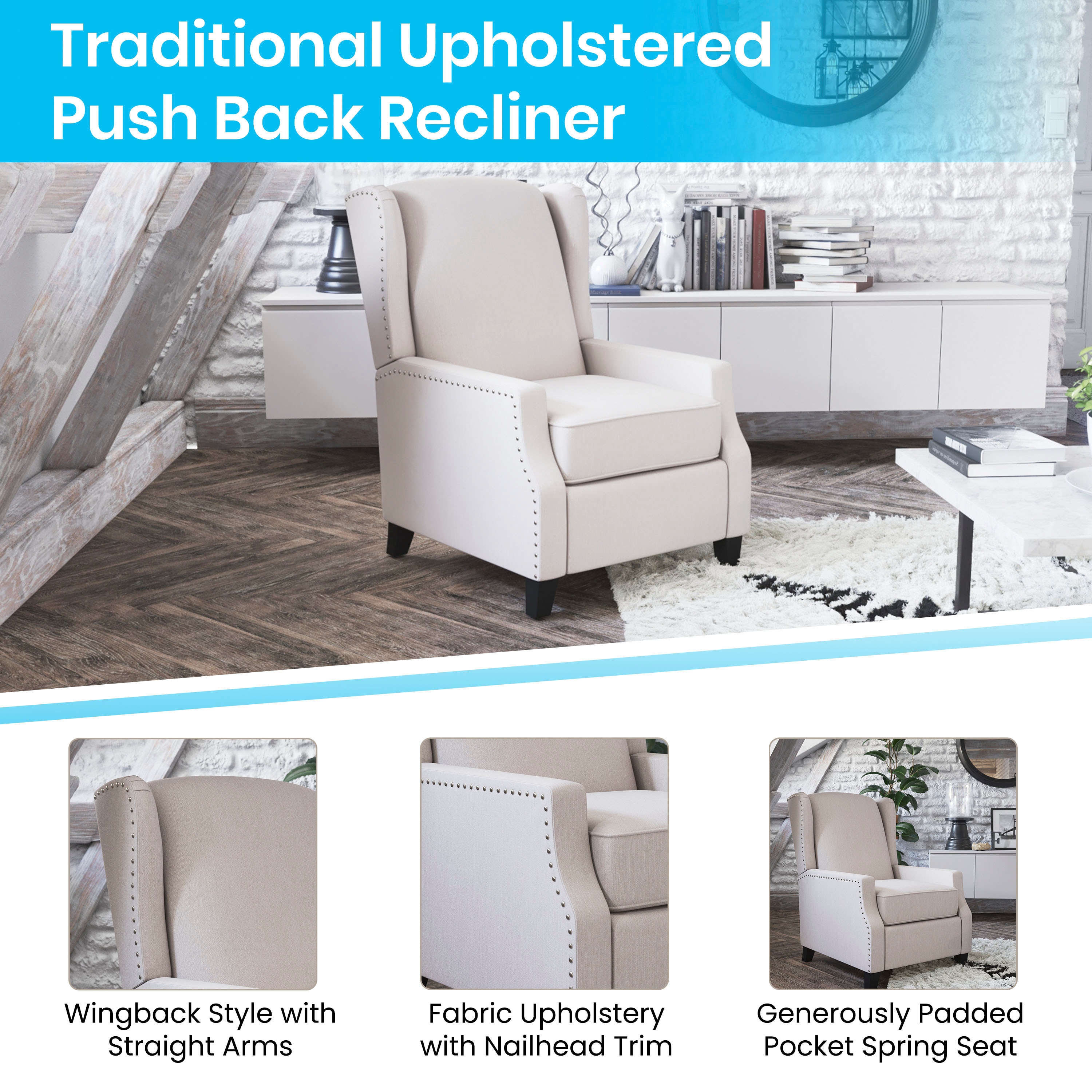 Flash Furniture 840196335766 recliners - View #3