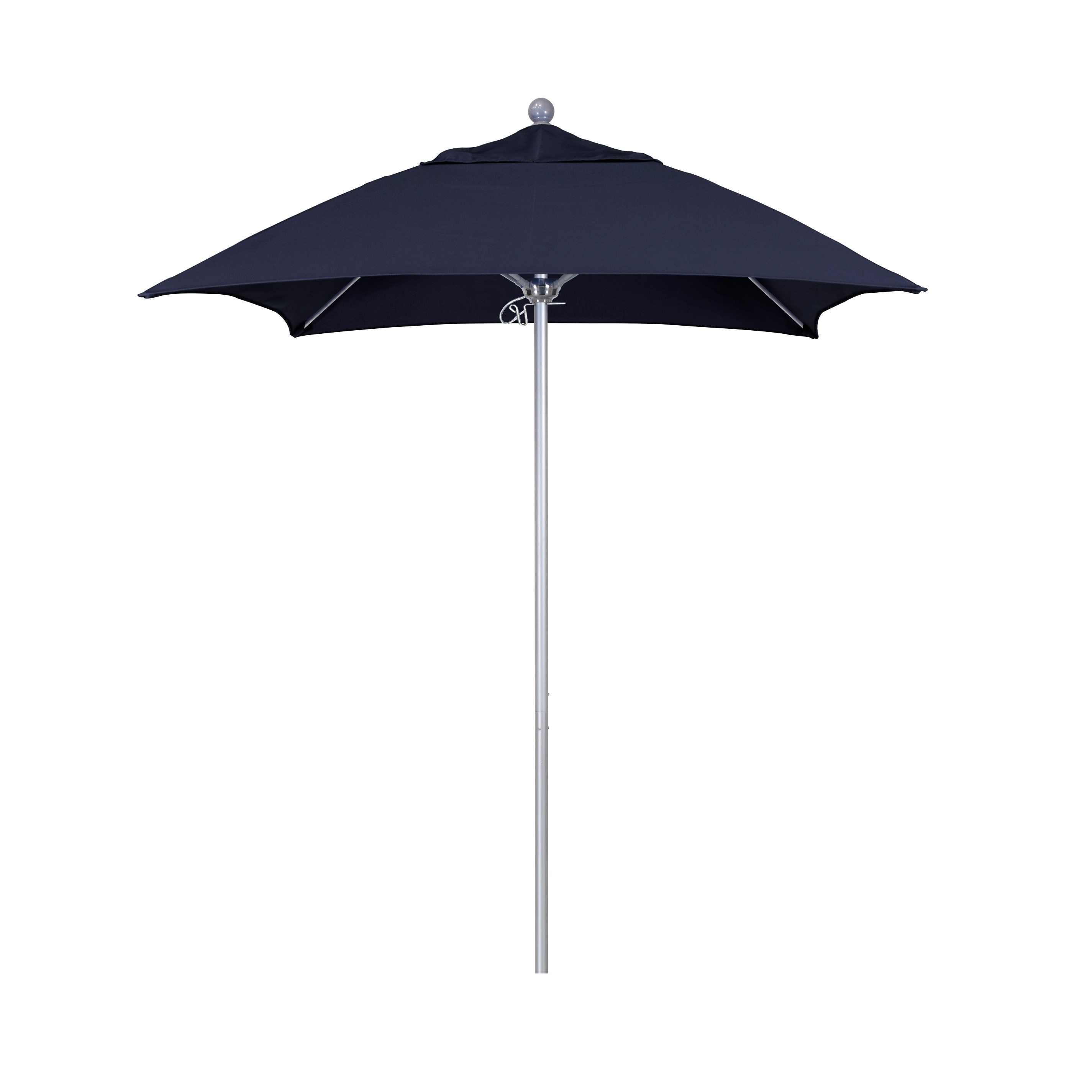 California Umbrella 194061960691 6-Feet Aluminum Blue Market Patio Umbrella