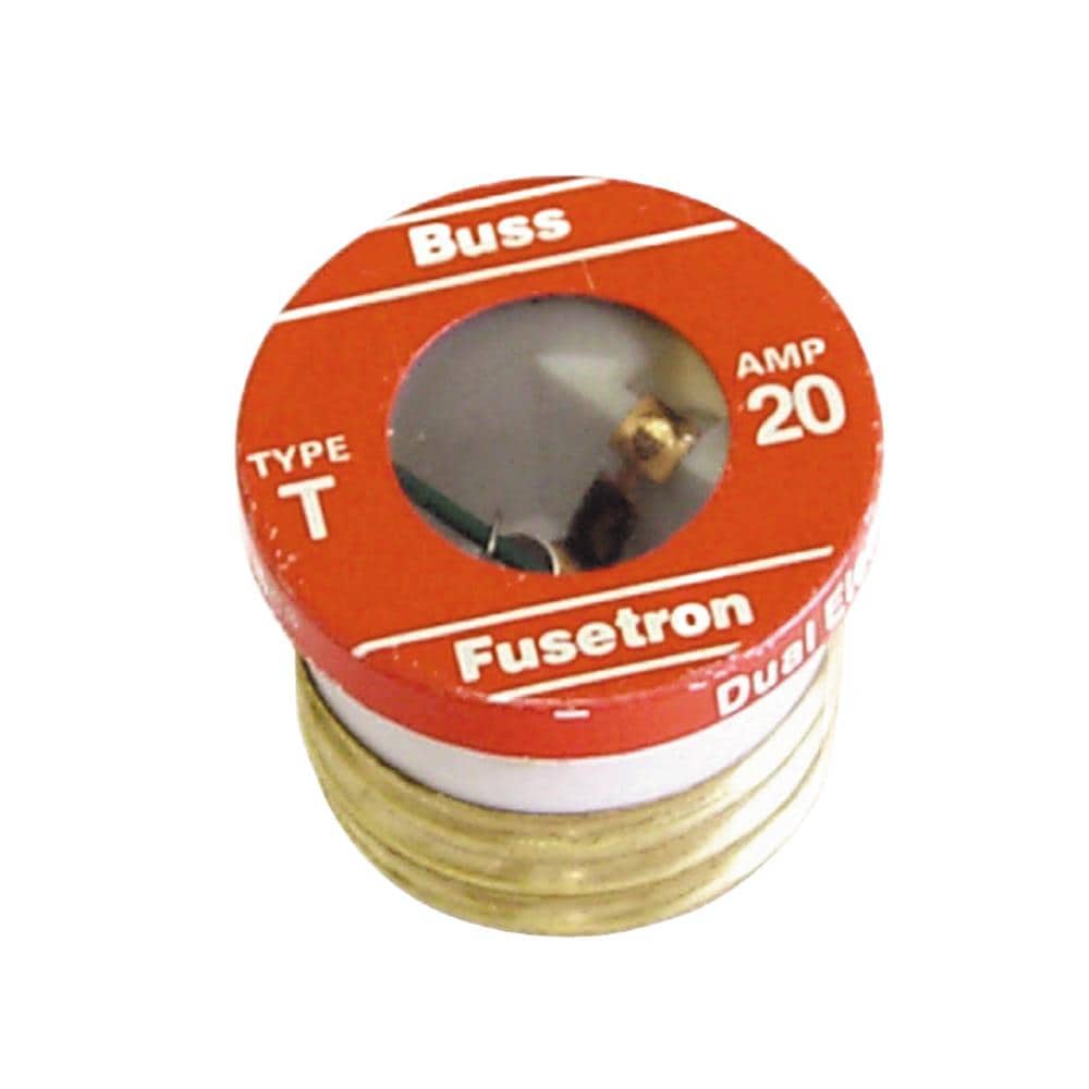 Cooper Bussmann 2-Pack 20-Amp Time Delay Plug Fuse in the Fuses department  at