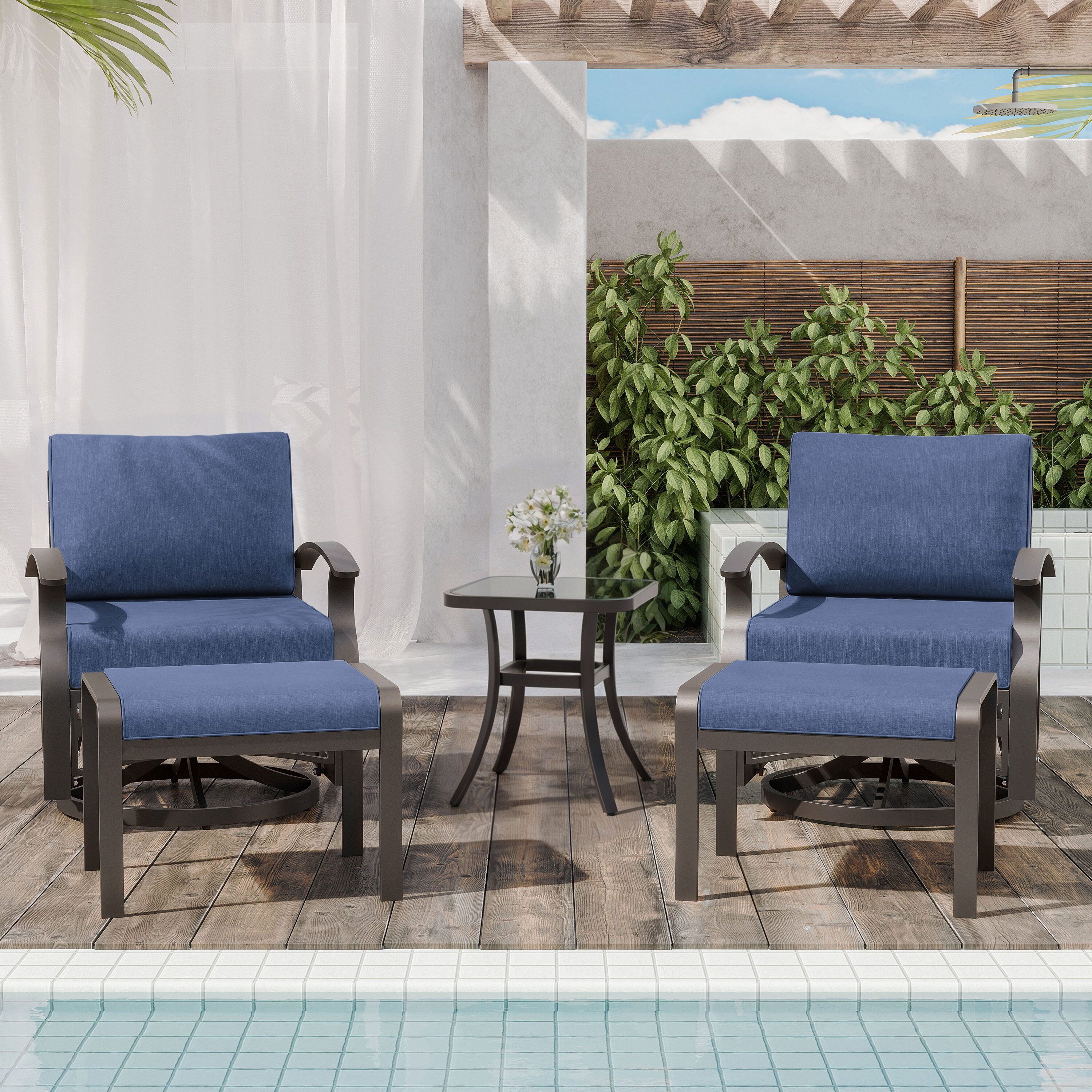 ALAULM LS-SRJD-NAVY Patio-Conversation-Sets - View #2