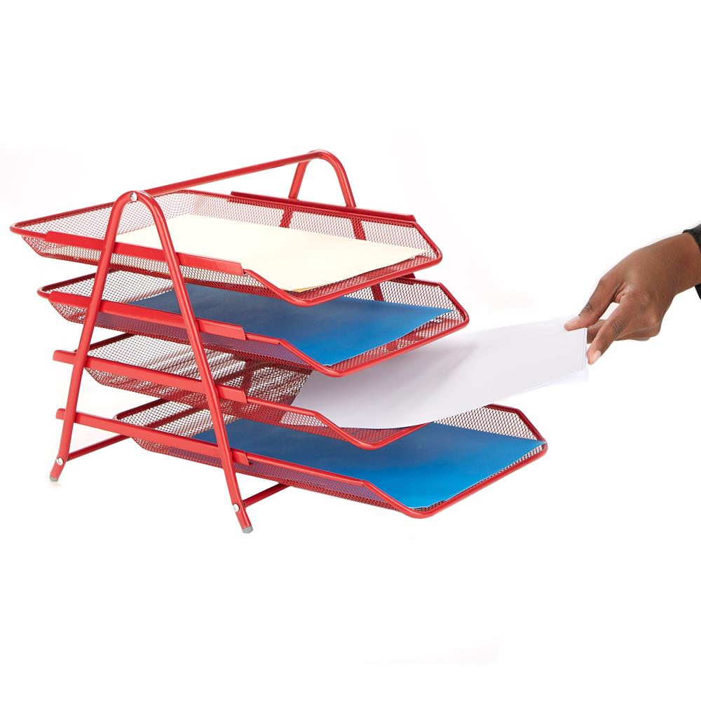 Mind Reader 4TPAPER-RED Desktop-Organizers - View #2