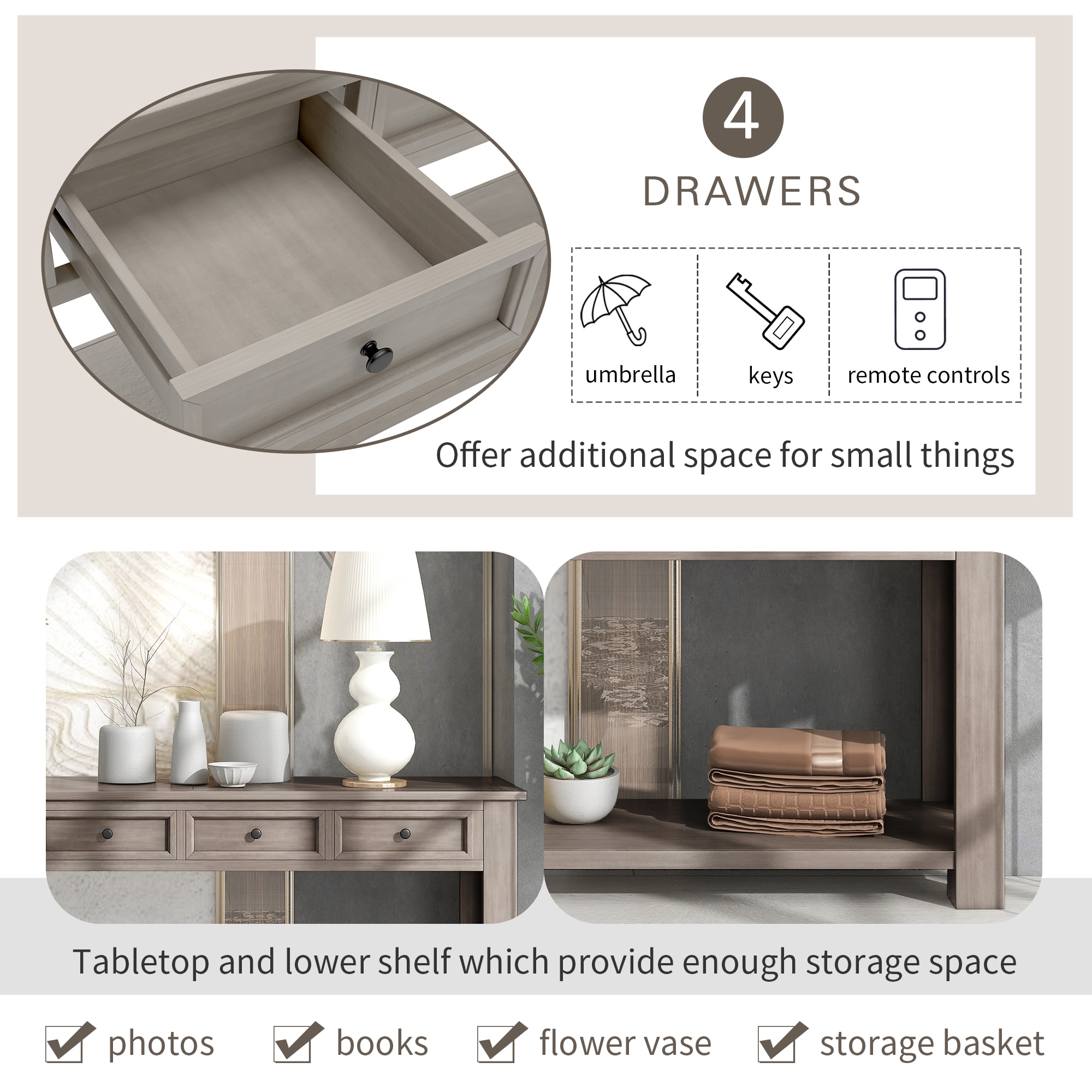 Oaks Decor OA287219E Console-Sofa-Tables - View #9