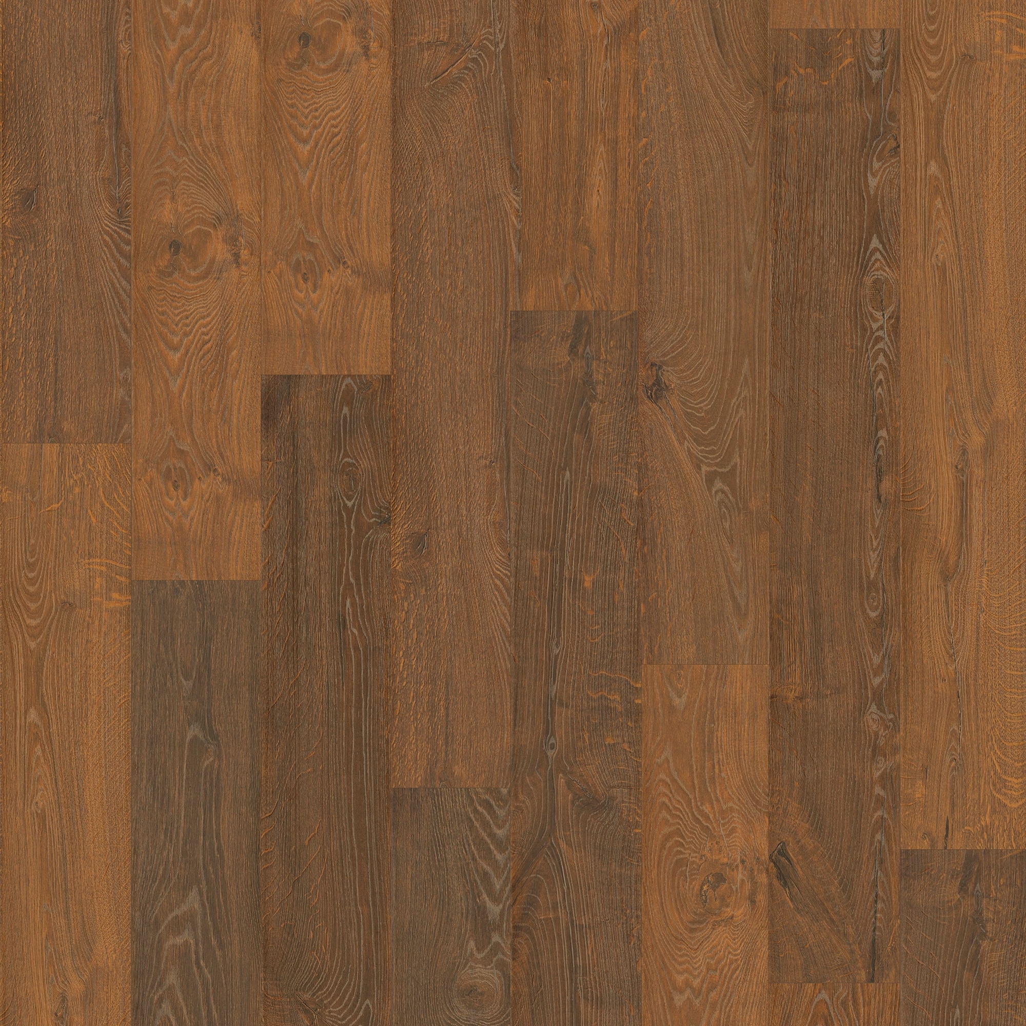 Optics Ember Ridge Oak 14-mm T x 7-in W x 50-in L Waterproof Wood Plank Laminate Flooring (19.76-sq ft) in Brown | - Pergo LPE07-LF092