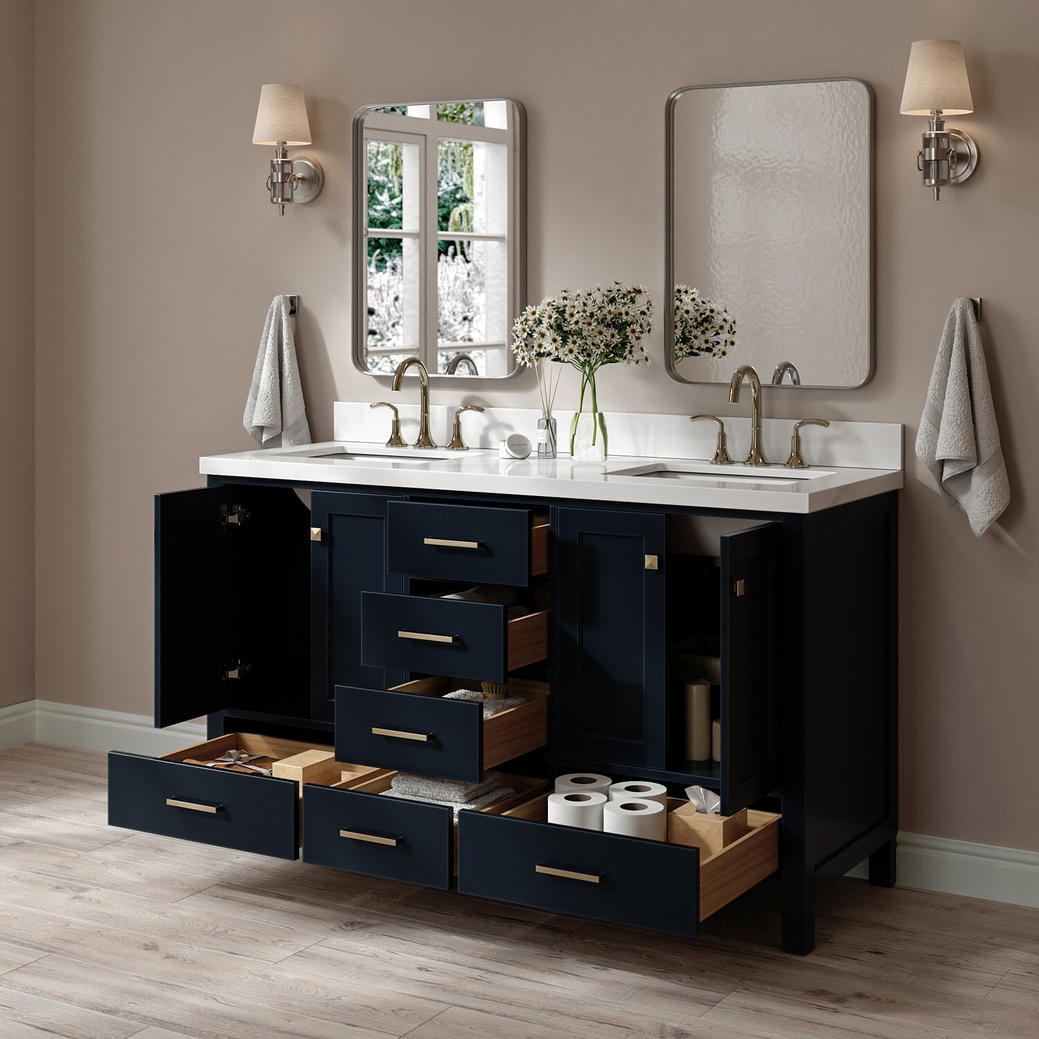 ARIEL A061DWQRVOMNB Bath-Vanity-Combo - View #3