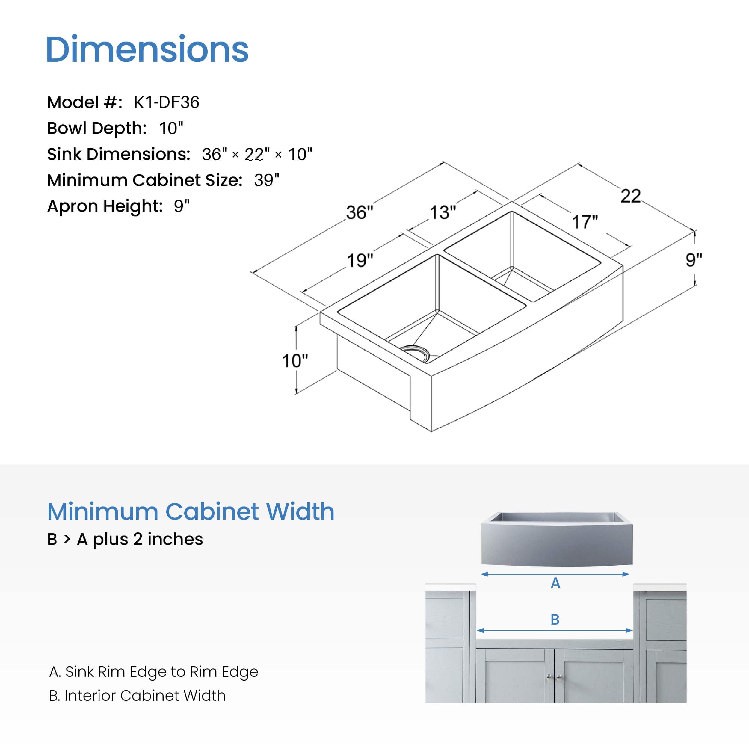 Innobule LS-K1-DF36 Kitchen-Sinks - View #2