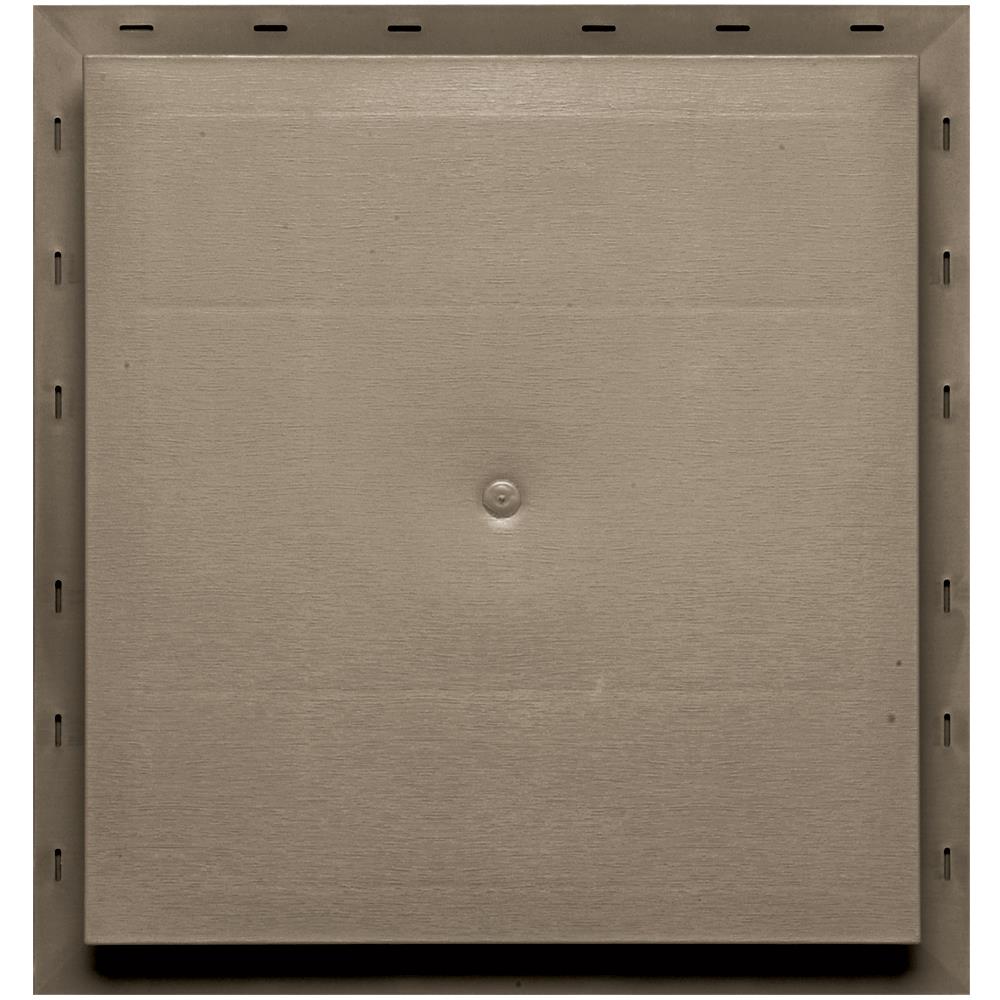 Builders Edge 130010005095 15.5-in x 16.5-in Clay Vinyl Universal Mounting Block