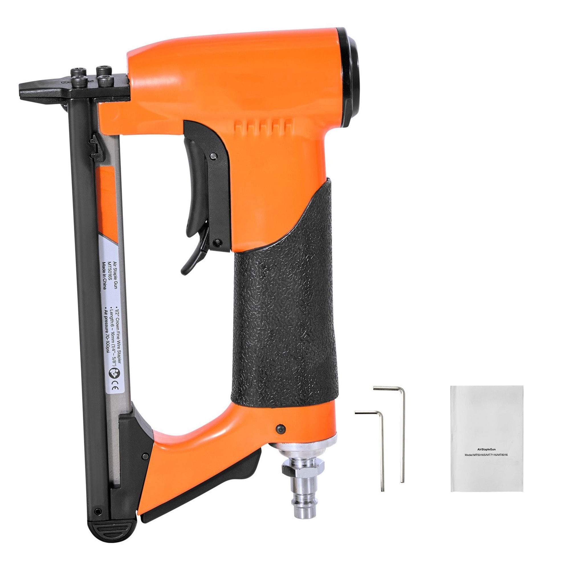 Angel Sar 20 Gauge Air Upholstery Stapler for 50 Series Fine Wire Staples 1/2 in Crown for Upholstering Woodworking DIY