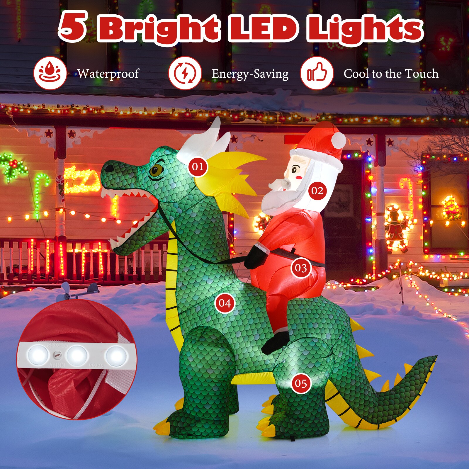 LIVIZA HYG25252US Christmas-Inflatables - View #6