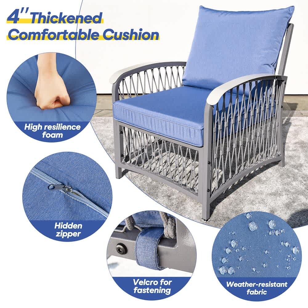 JUJABU ZJOUTDOORSET-3 Patio-Conversation-Sets - View #5