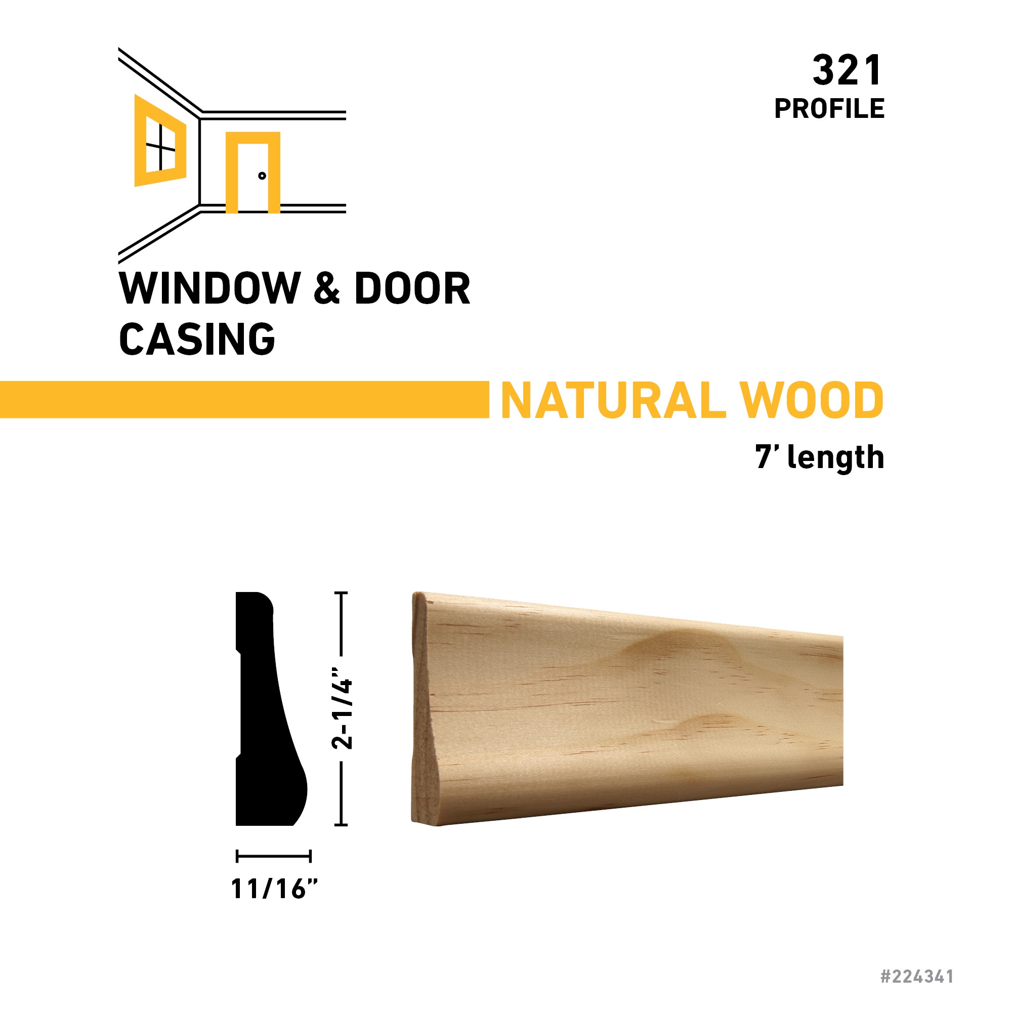 RELIABILT 32170PINE Window-Door-Casings - View #3