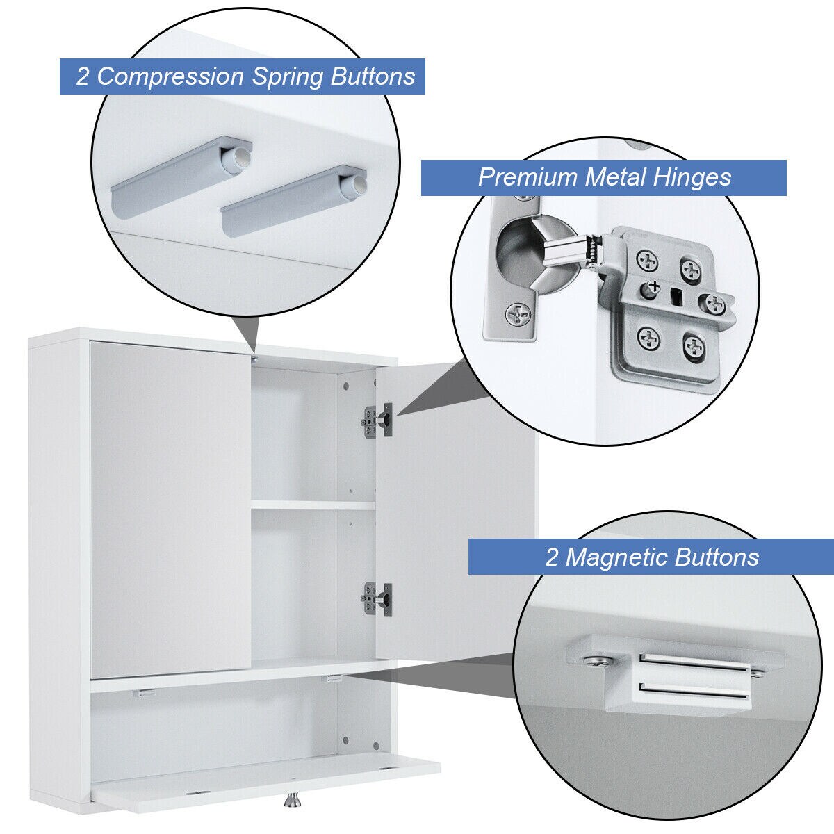 Fenbeli QLLSFENH344 Bathroom-Medicine-Cabinets - View #10