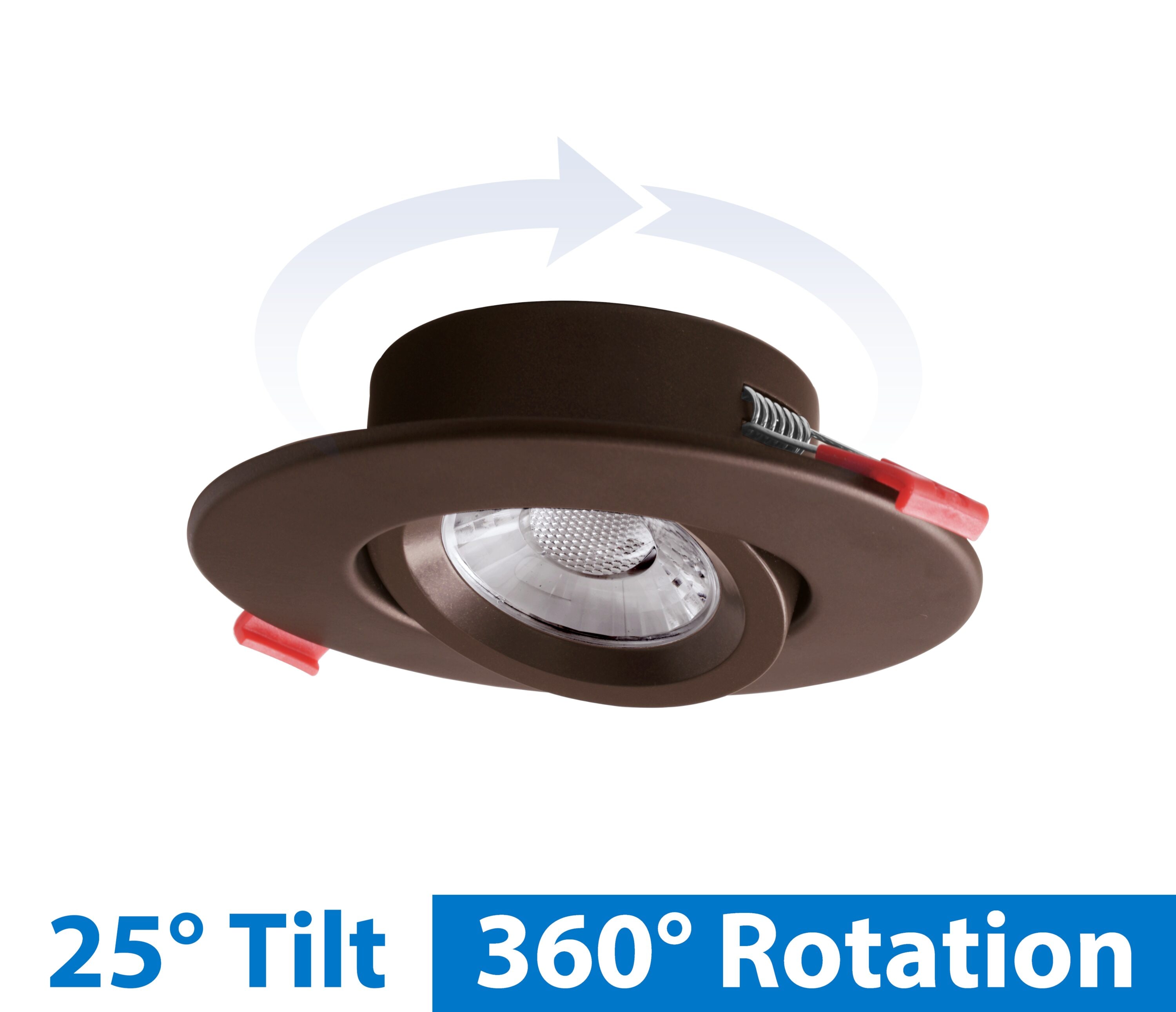 4-Inch Oil-Rubbed Bronze Adjustable LED Recessed Downlight