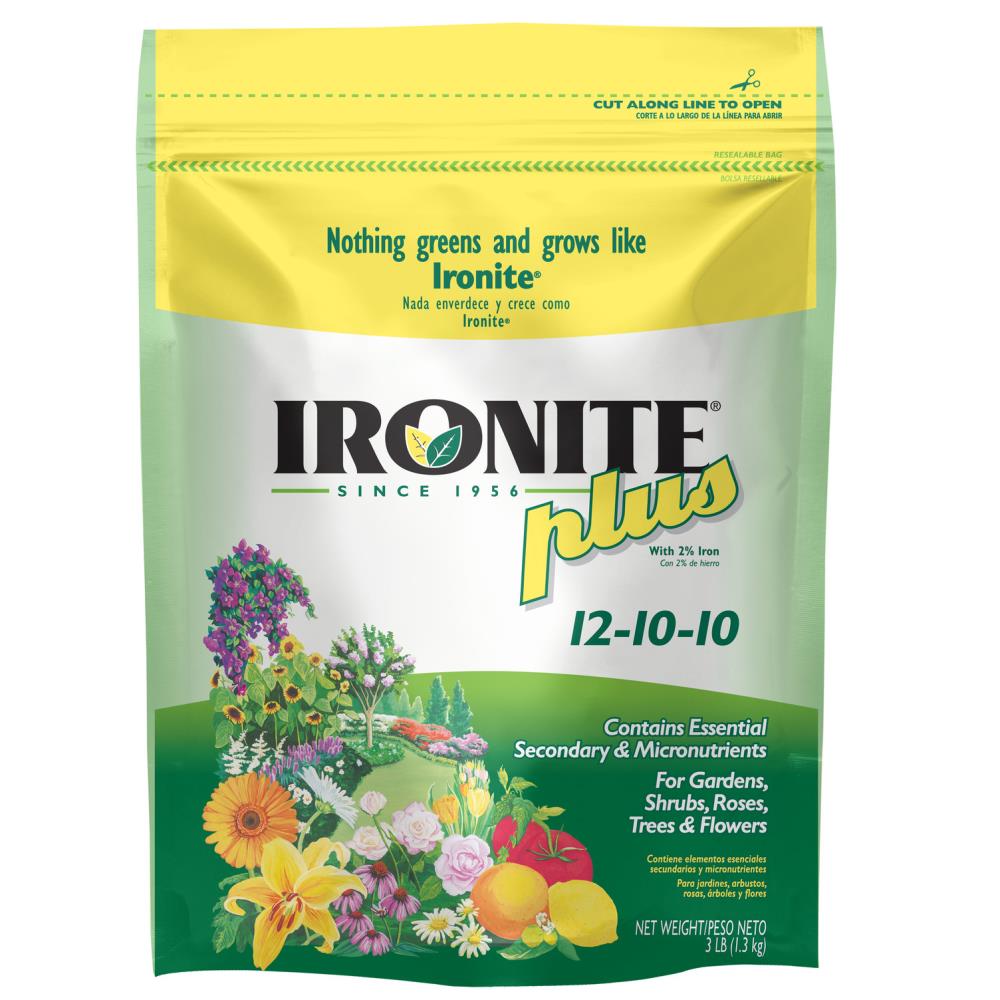 Ironite 2149601504 Plus 3-lb 12-10-10 All-purpose Food