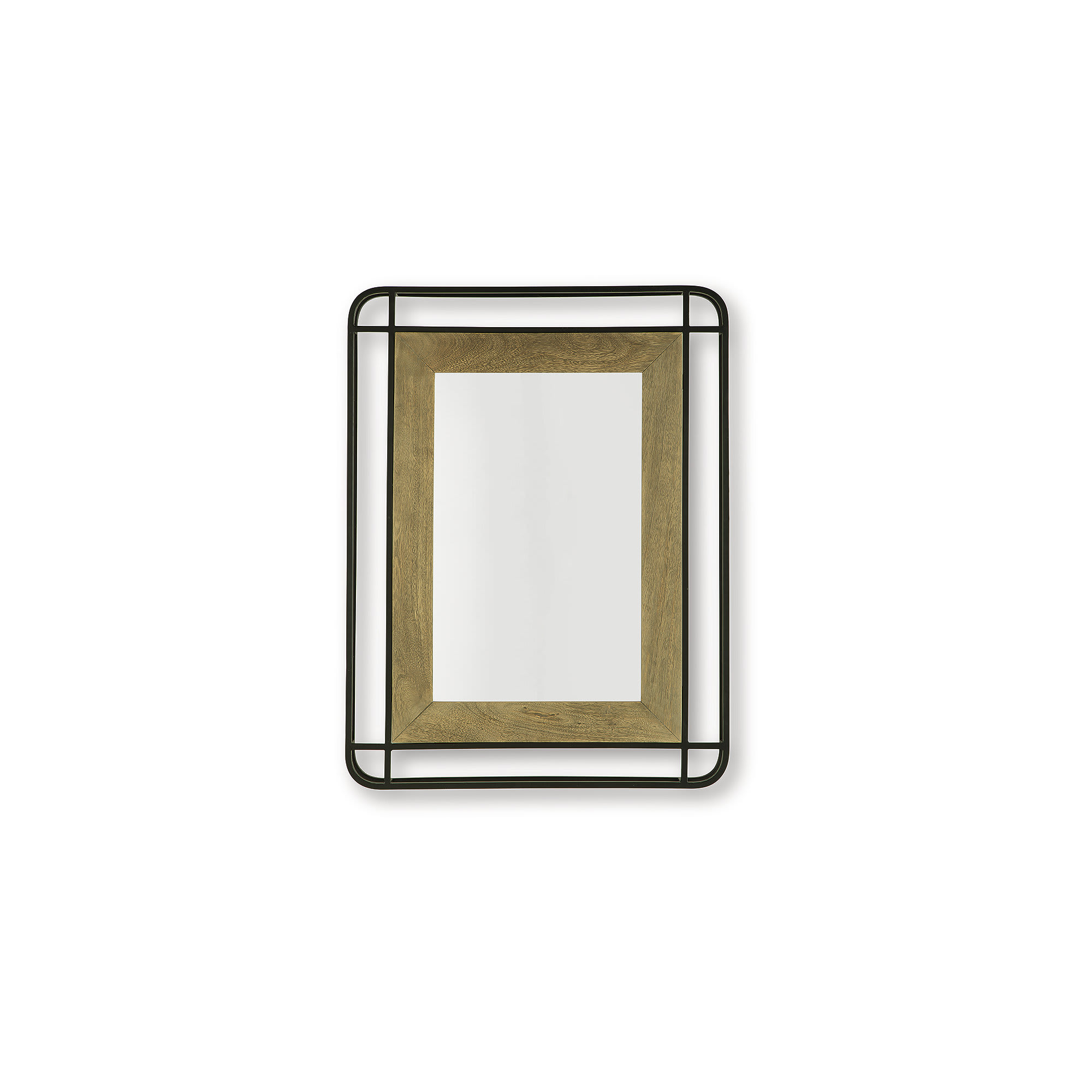 Beelman Black Accent Mirror