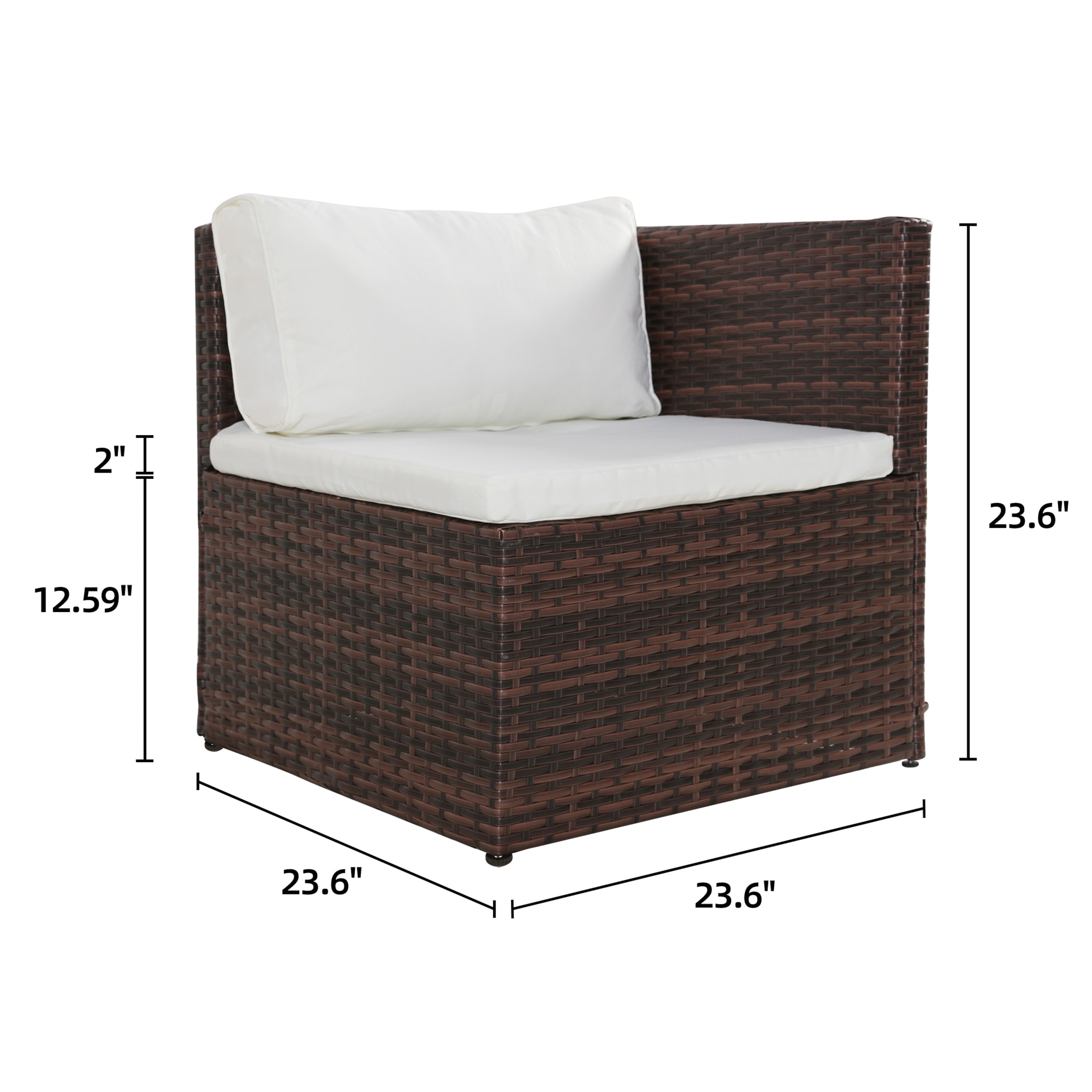 FOREST HOME FT-ZJ109GREY Patio-Conversation-Sets - View #3