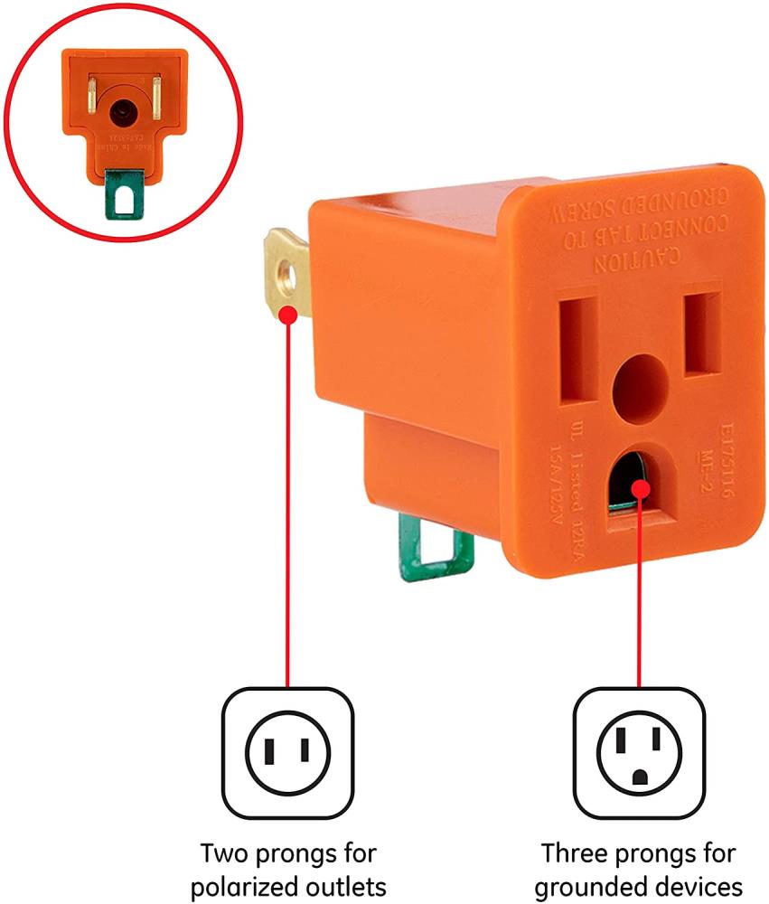 GE Grounded Outlet Switch 15-Amp 120/250-Volt NEMA 6-50p 3-wire  General-duty Plug, White in the Plugs & Connectors department at