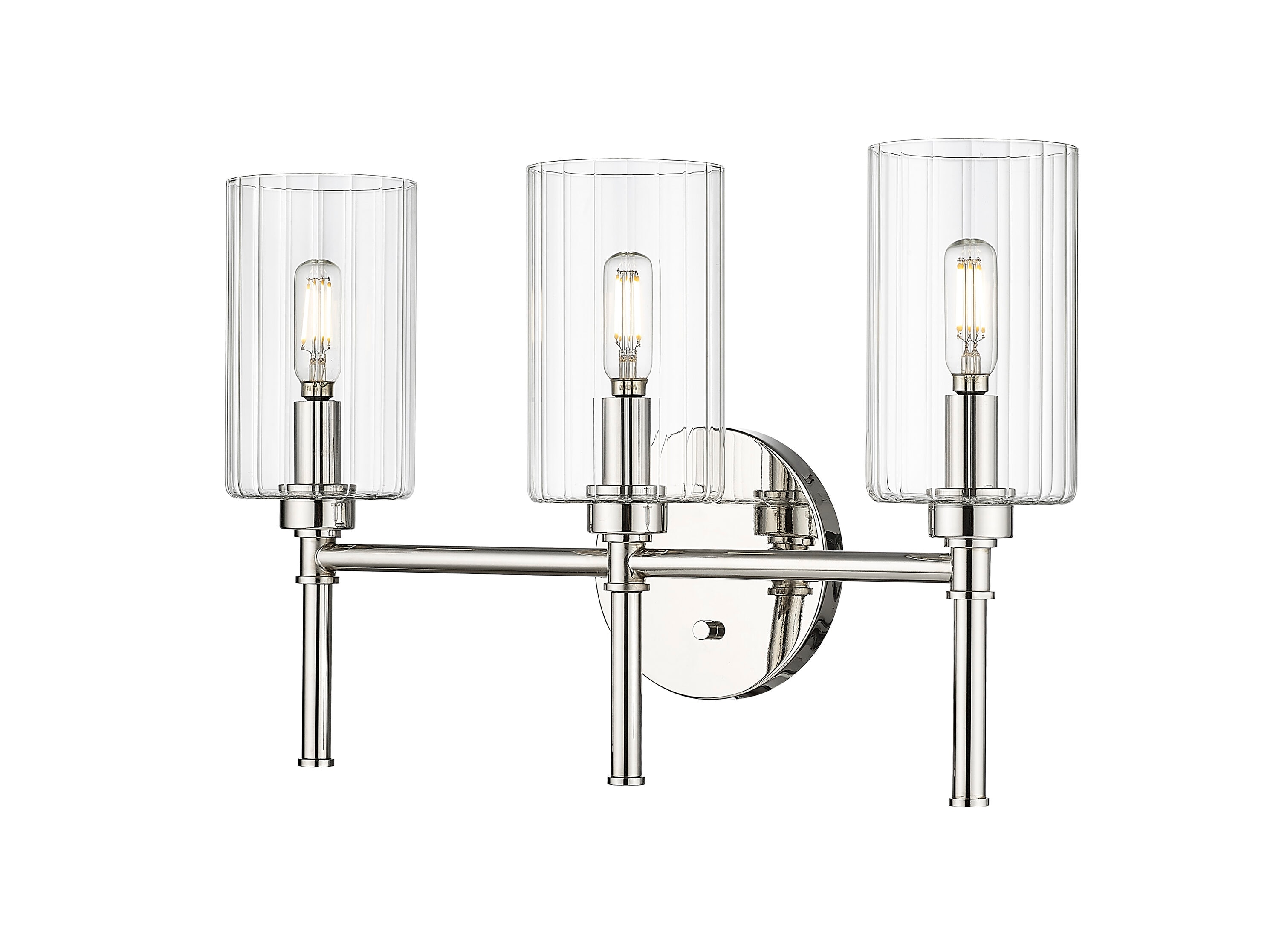 Millennium Lighting Chastine 19-in 3 Light Polished Nickel Modern/contemporary Bathroom Vanity light