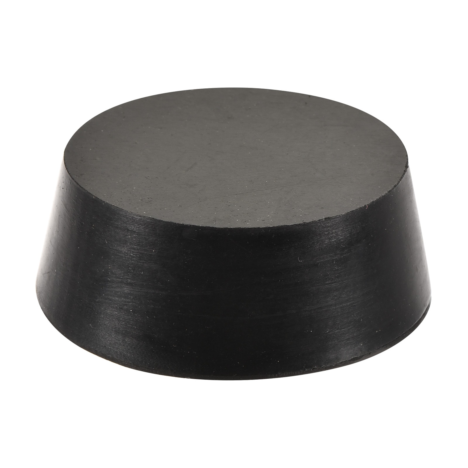 Unique Bargains - Rubber Tapered Plug 75mm to 90mm Solid Test Tubes Bungs Stopper Black for Lab Home