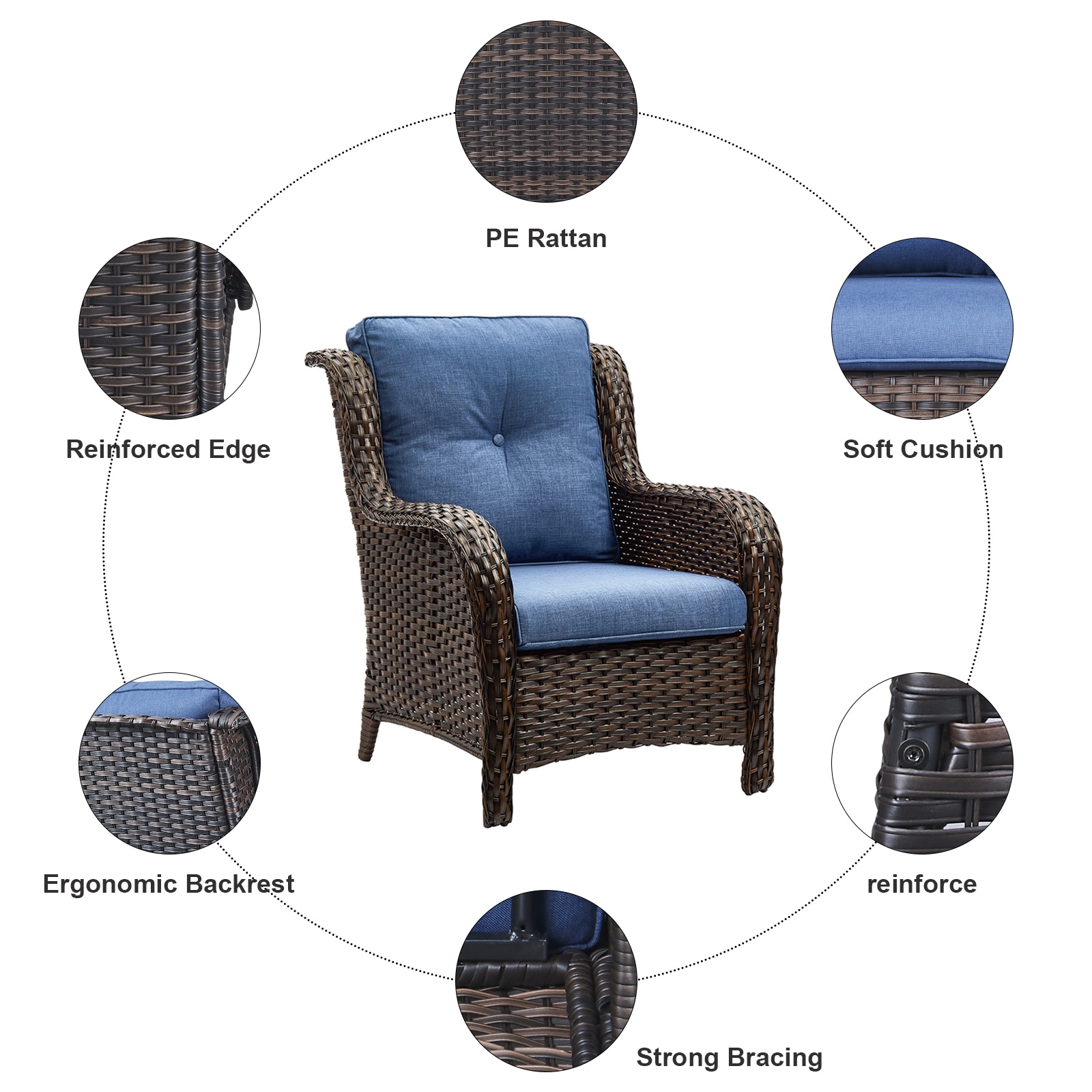 Jeehope PA006-1 Patio-Chairs - View #6