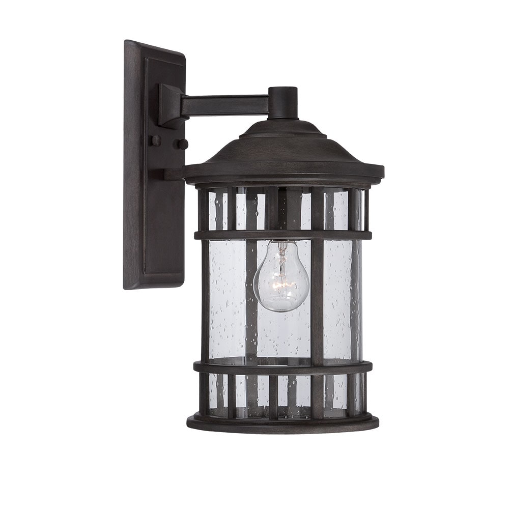 Acclaim Lighting 31930BC Vista II 1 -Light 11.25-in H Black Hardwired Outdoor Wall Light
