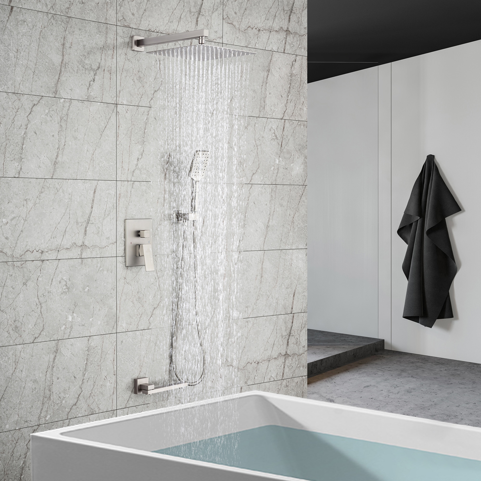 Clihome CL-029SS-SL Showerhead-Bar-Panels - View #4