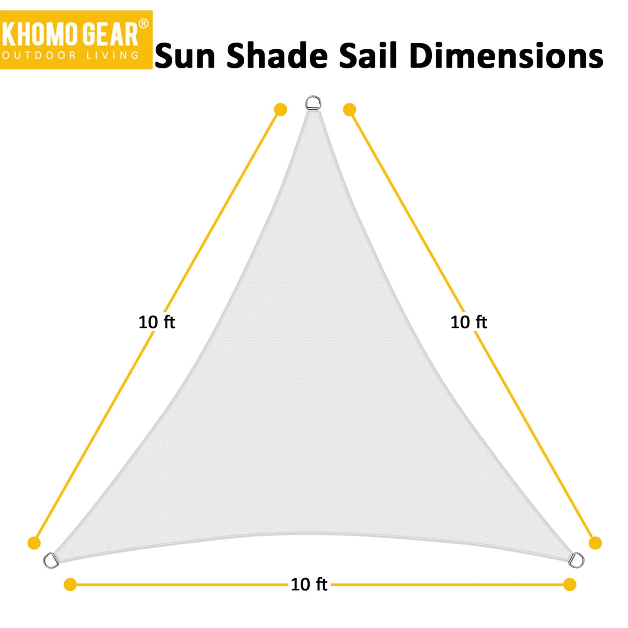 KHOMO GEAR GER-1111 Shade-Sails-Fabric - View #5