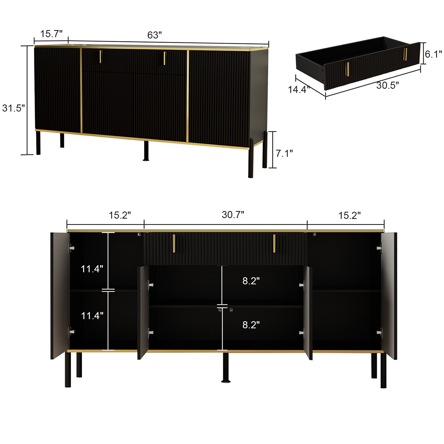 FUFU&GAGA LJY-JX0183-01 dressers - View #14
