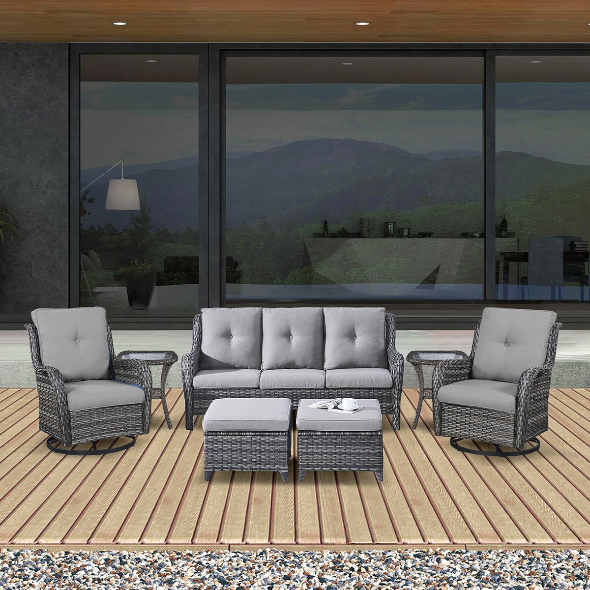 Rilyson FS015026X2024016-2 Patio-Conversation-Sets - View #2