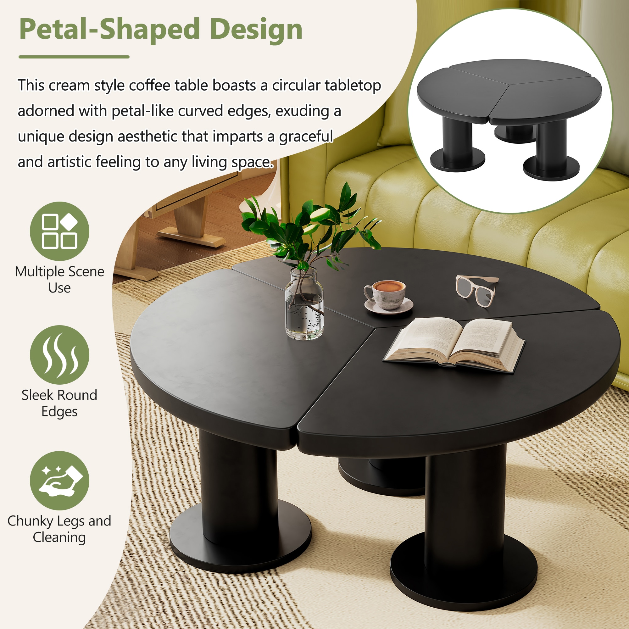 ModernLuxe N721P190396B Coffee-Tables - View #2