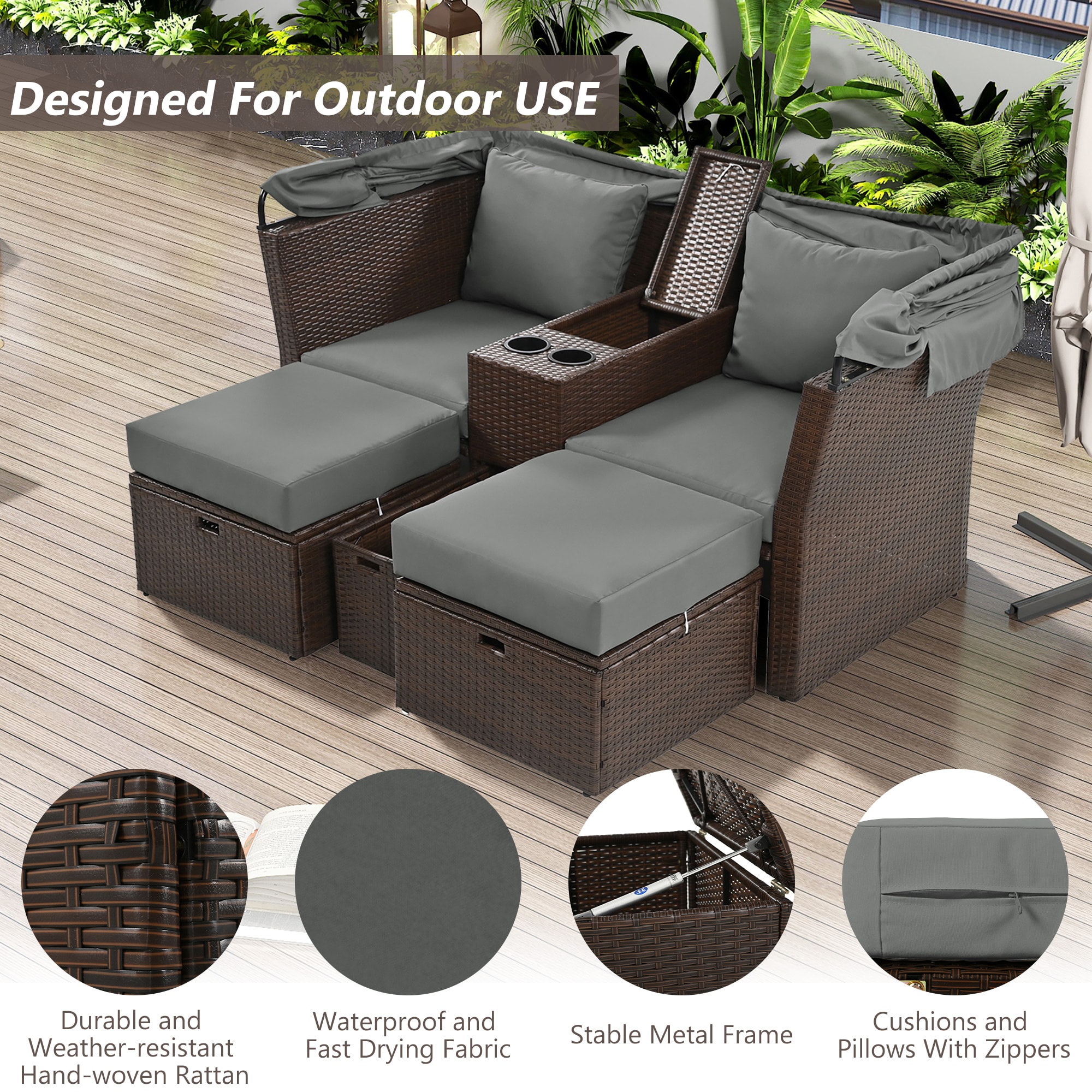 BABOOM BOM-314AAEORUS Patio-Sofas-Daybeds - View #9