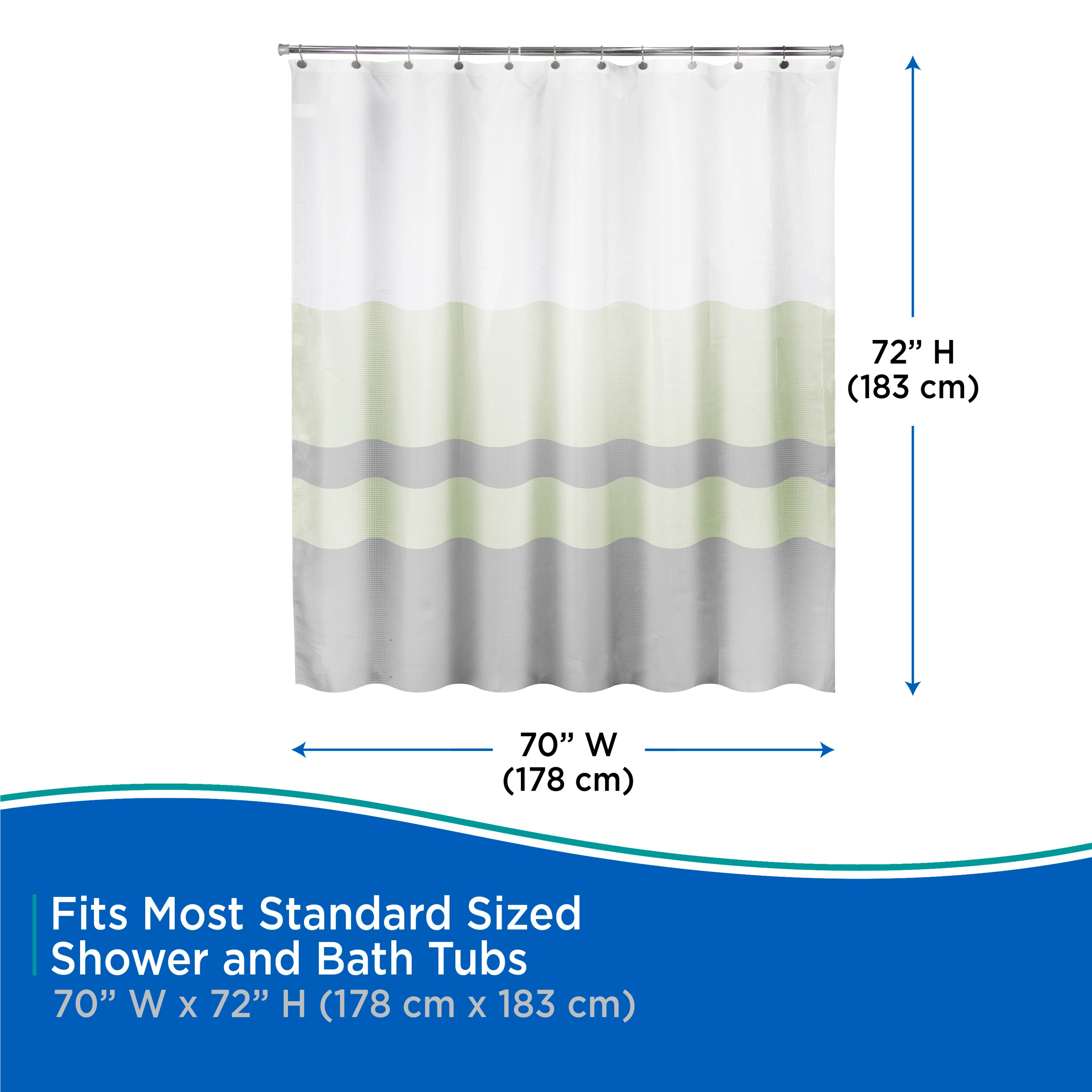 Kenney KN61174PS Shower-Curtains-Liners - View #5