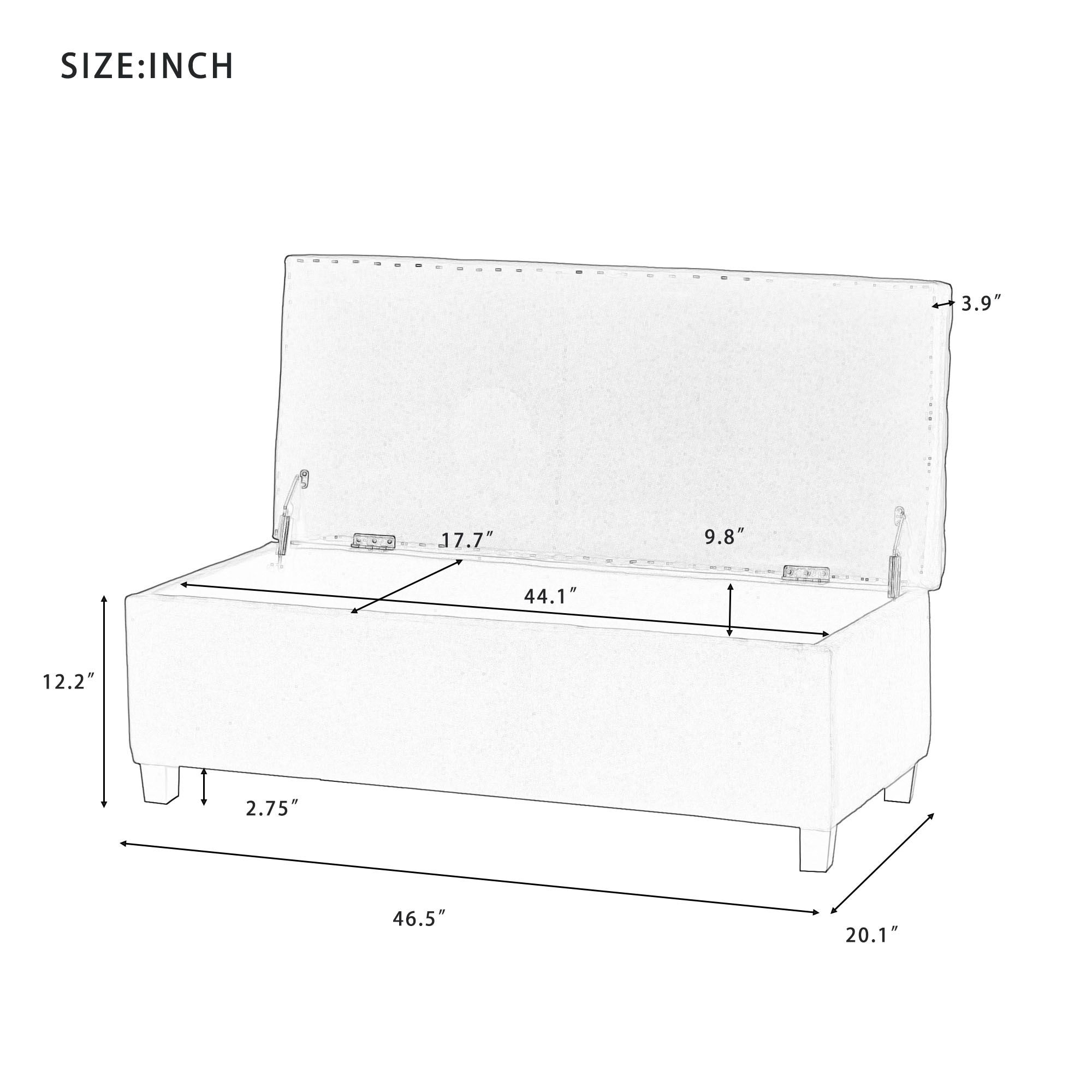 CASAINC WF-JP182-121.031-MR bench - View #7