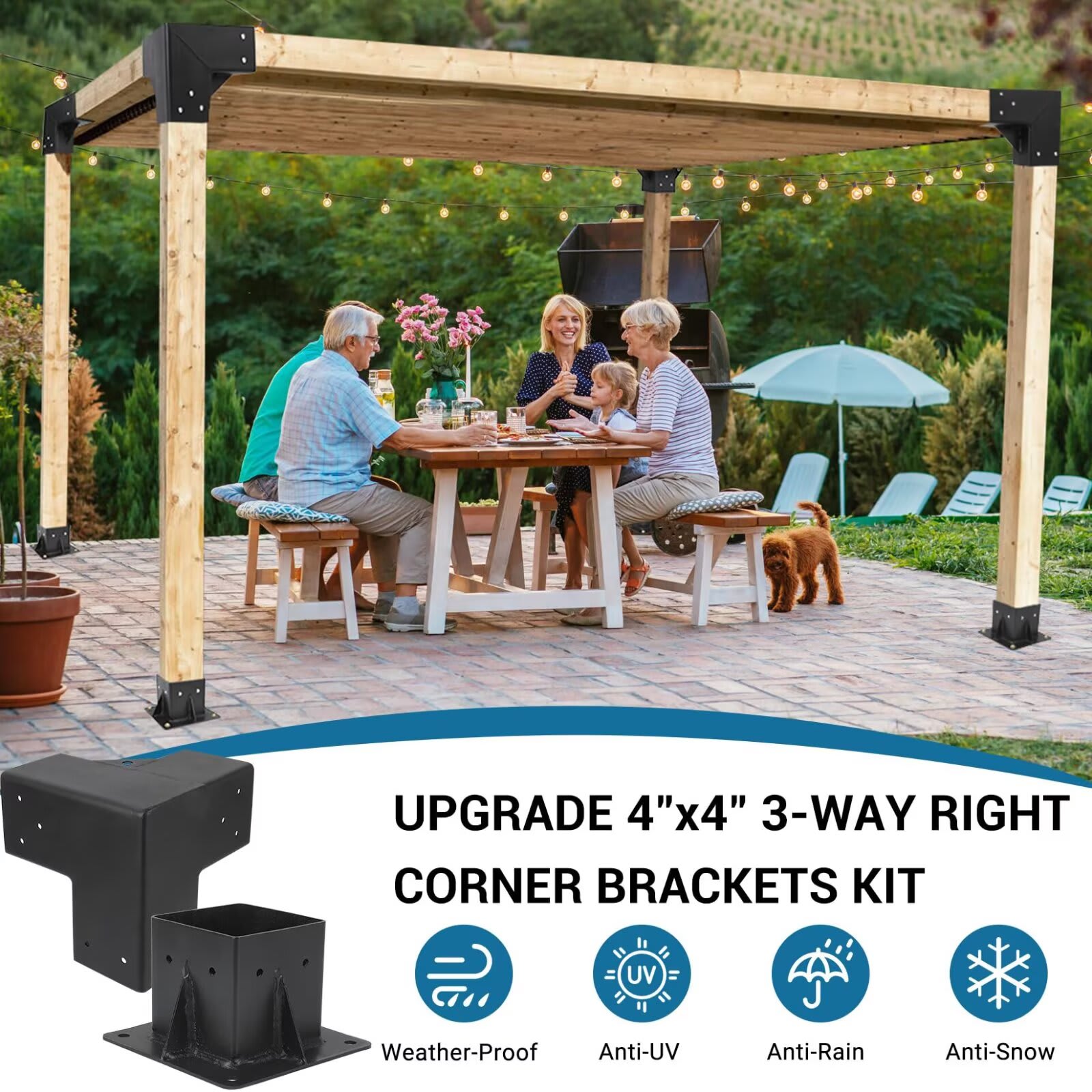 Qeetex JXNAG-PHO-11544OTH Pergola-Parts-Accessories - View #2