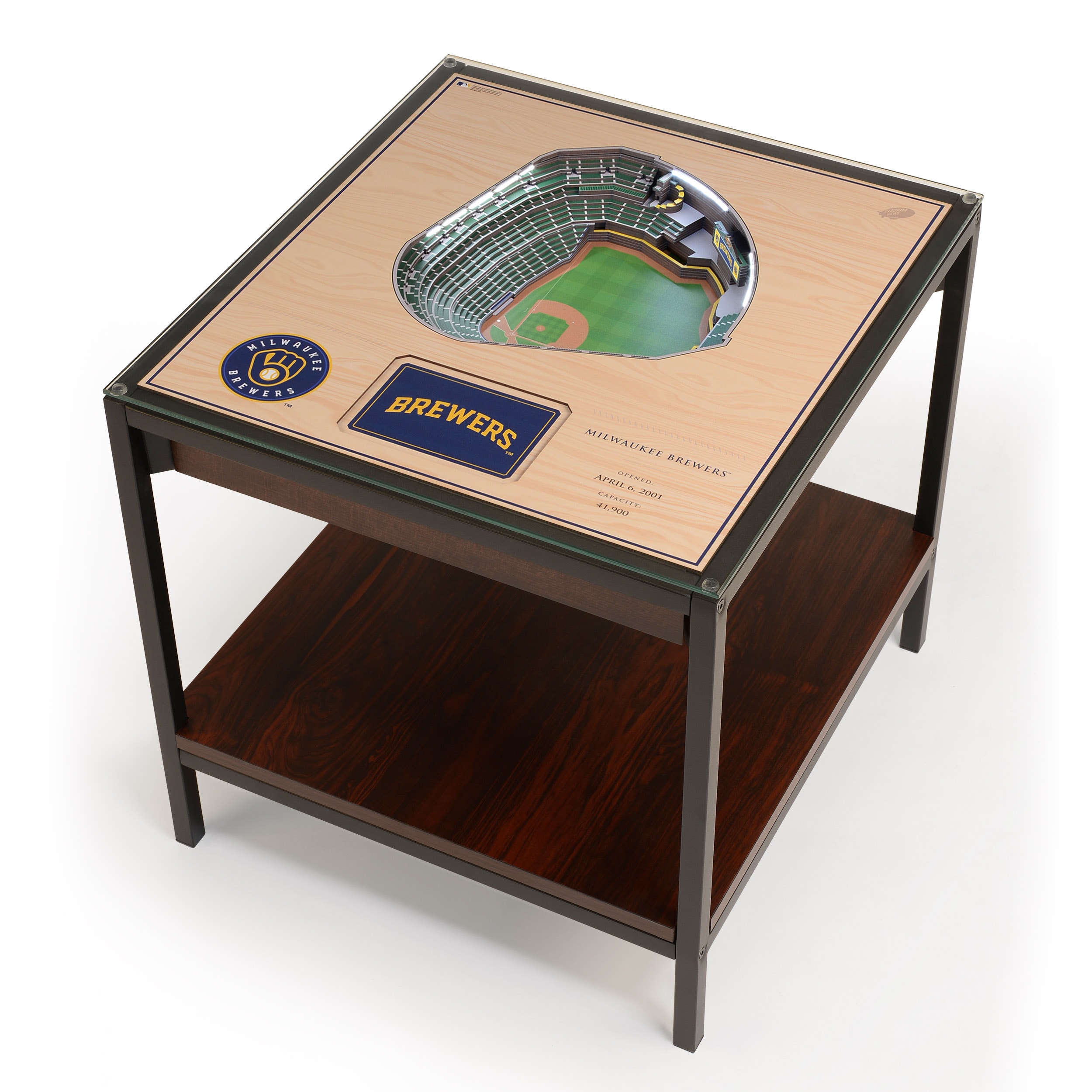 StadiumViews: 25-Layer Stadium Lighted End Table - NFL - New York Jets