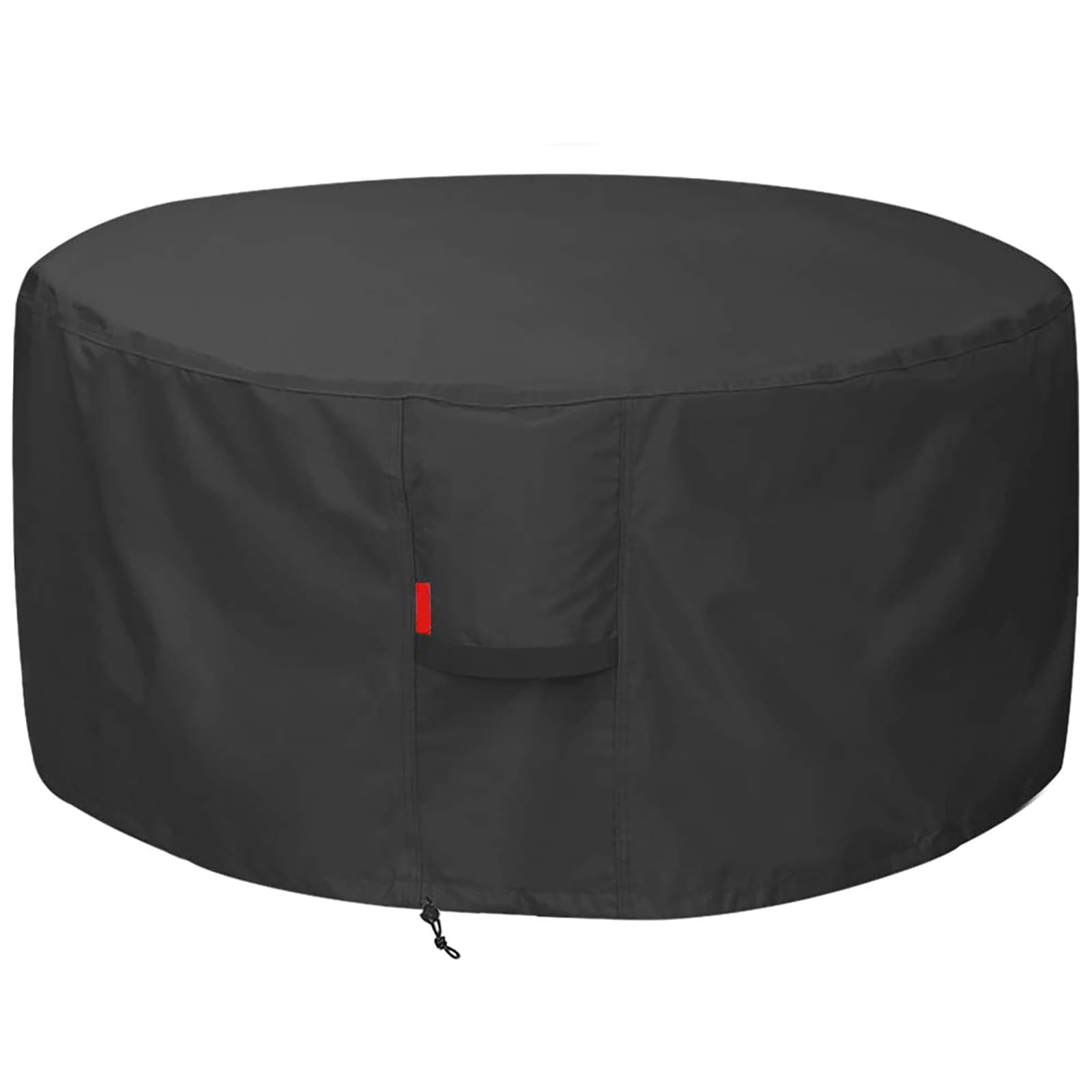 Aoibox  Fire Pit Cover Round 44 Inch Diameter x 24 Inch Height Waterproof 600D Polyester Fits 38 to 44 Inch Fire Pit Table or Bowl 1 Piece Black