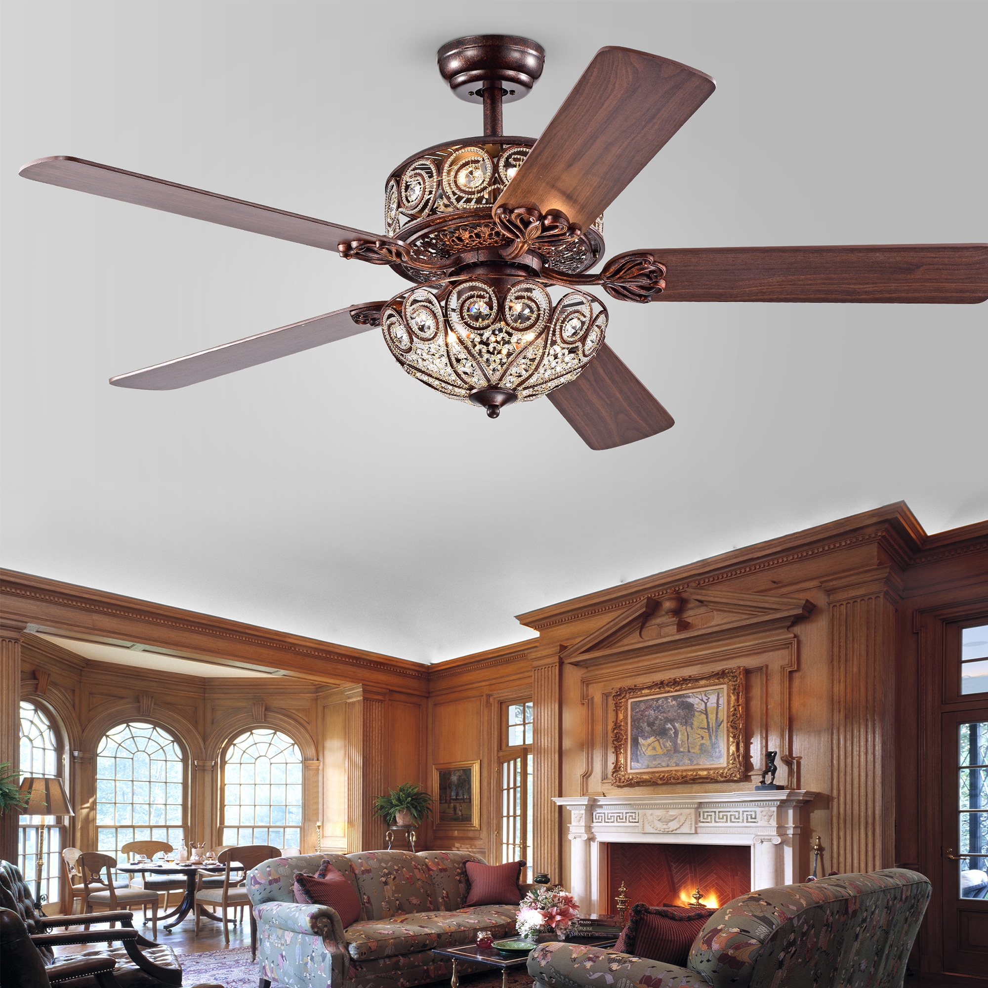Home Accessories Inc CFL-8370REMO/RB Ceiling-Fans - View #3