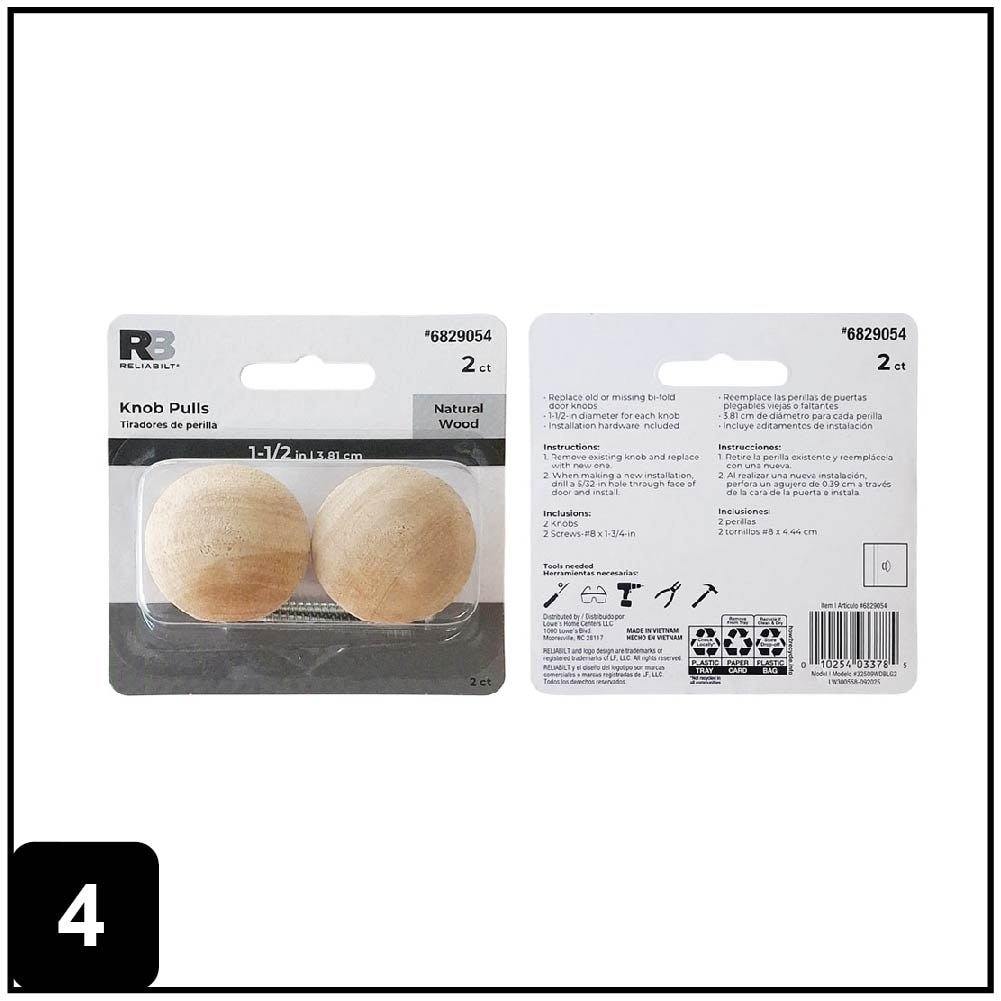 RELIABILT 32509WDBLG2 Door-Knobs - View #5