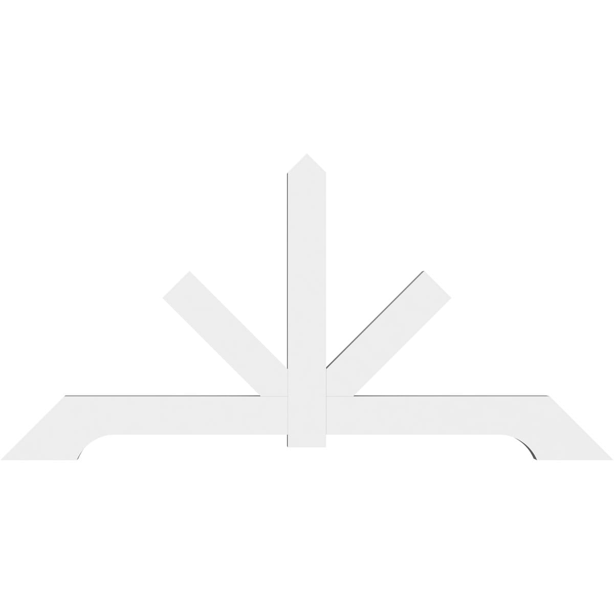Ekena Millwork GBP096X48X0406VAN00 Exterior-Brackets-Braces - View #2