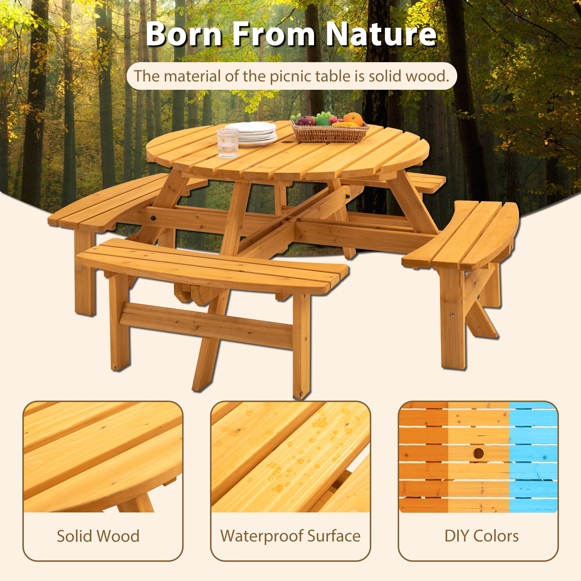 Maocao Hoom JL2S00020 Picnic-Tables - View #7