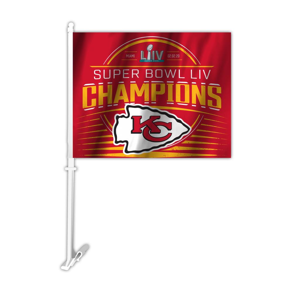 Fremont Die Kansas City Chiefs Super Bowl LIV Flag Pair in the