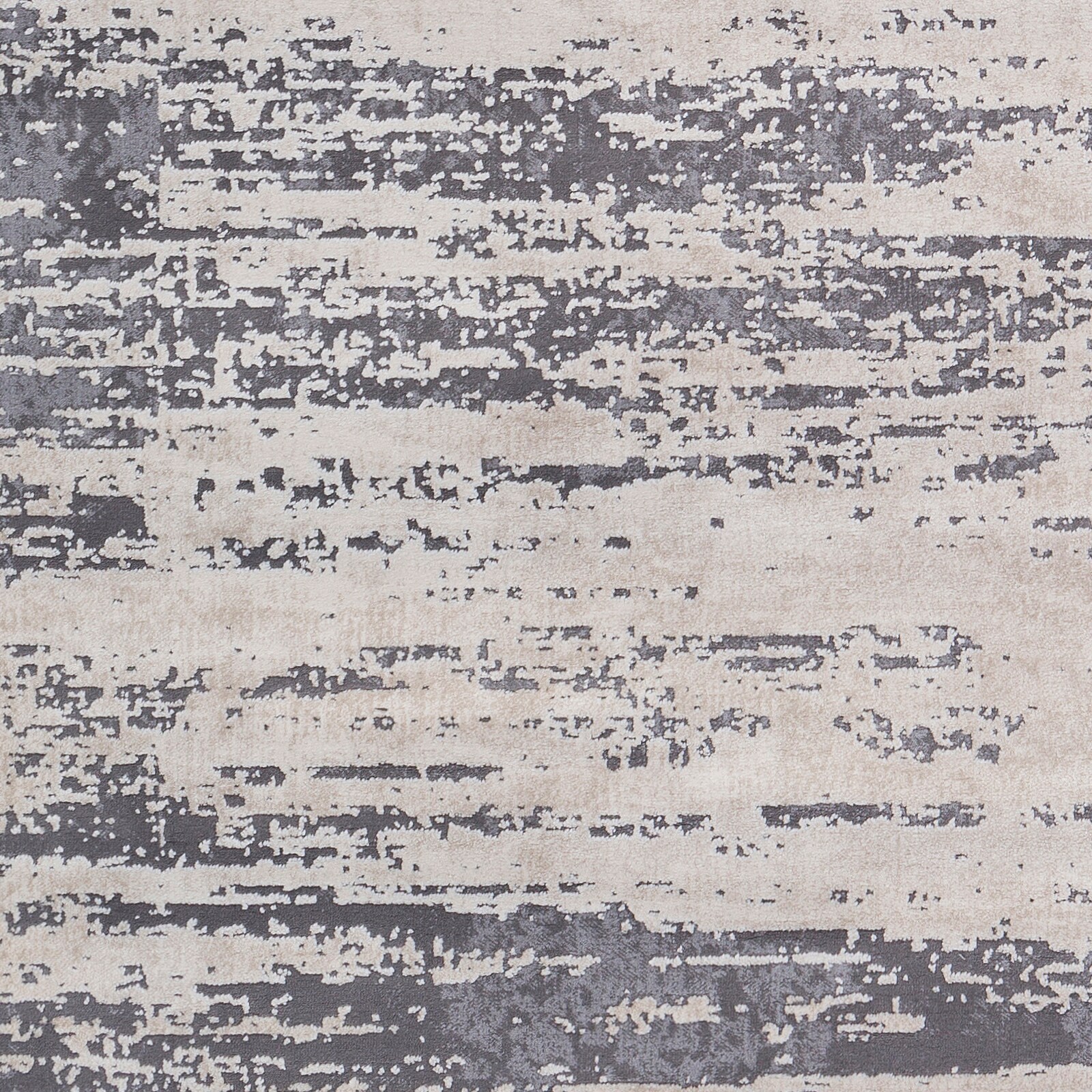 Reversible Gray Wool-Blend Easy Care 31x120 Rug